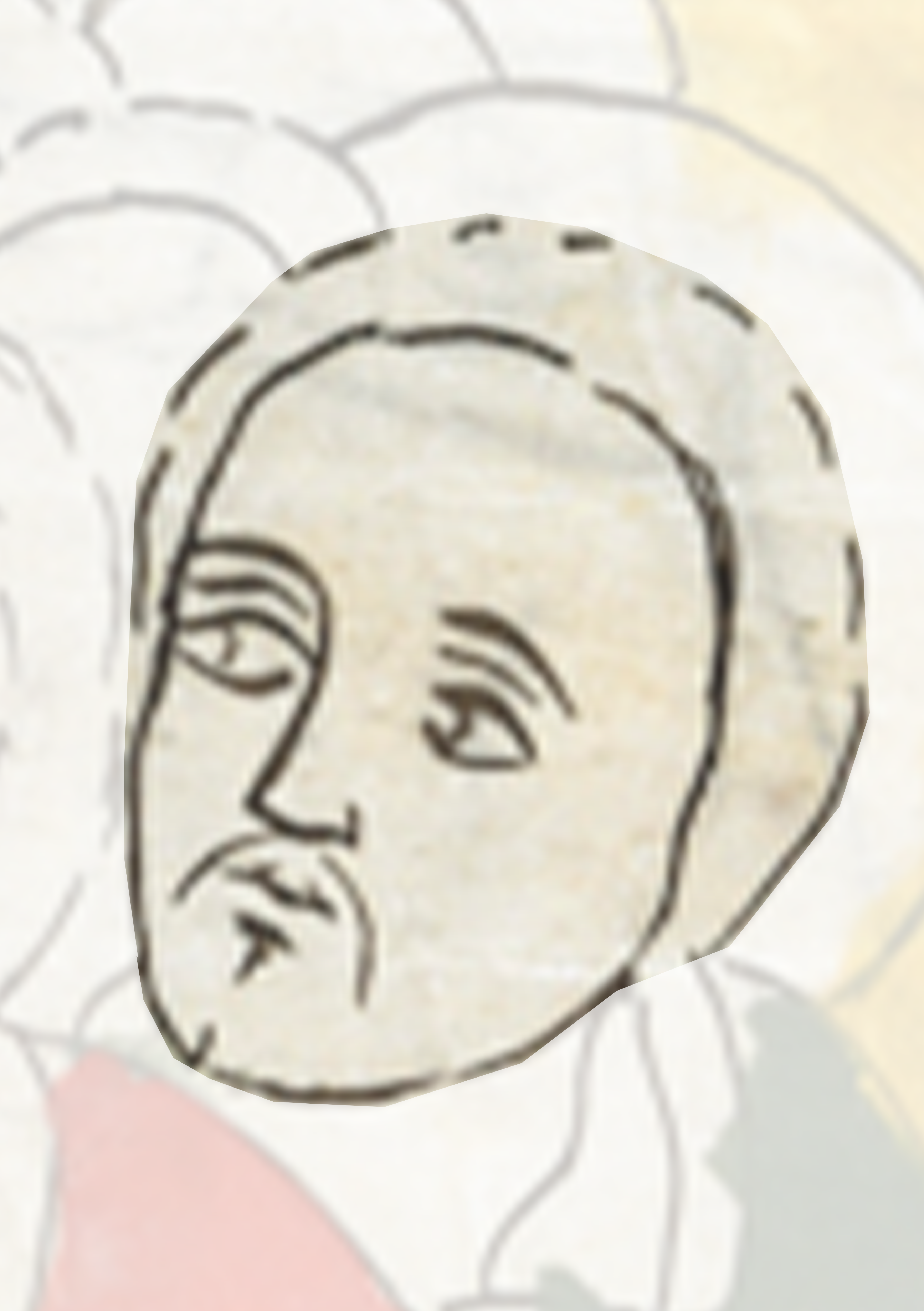 Drawing Of A Man With A Beard