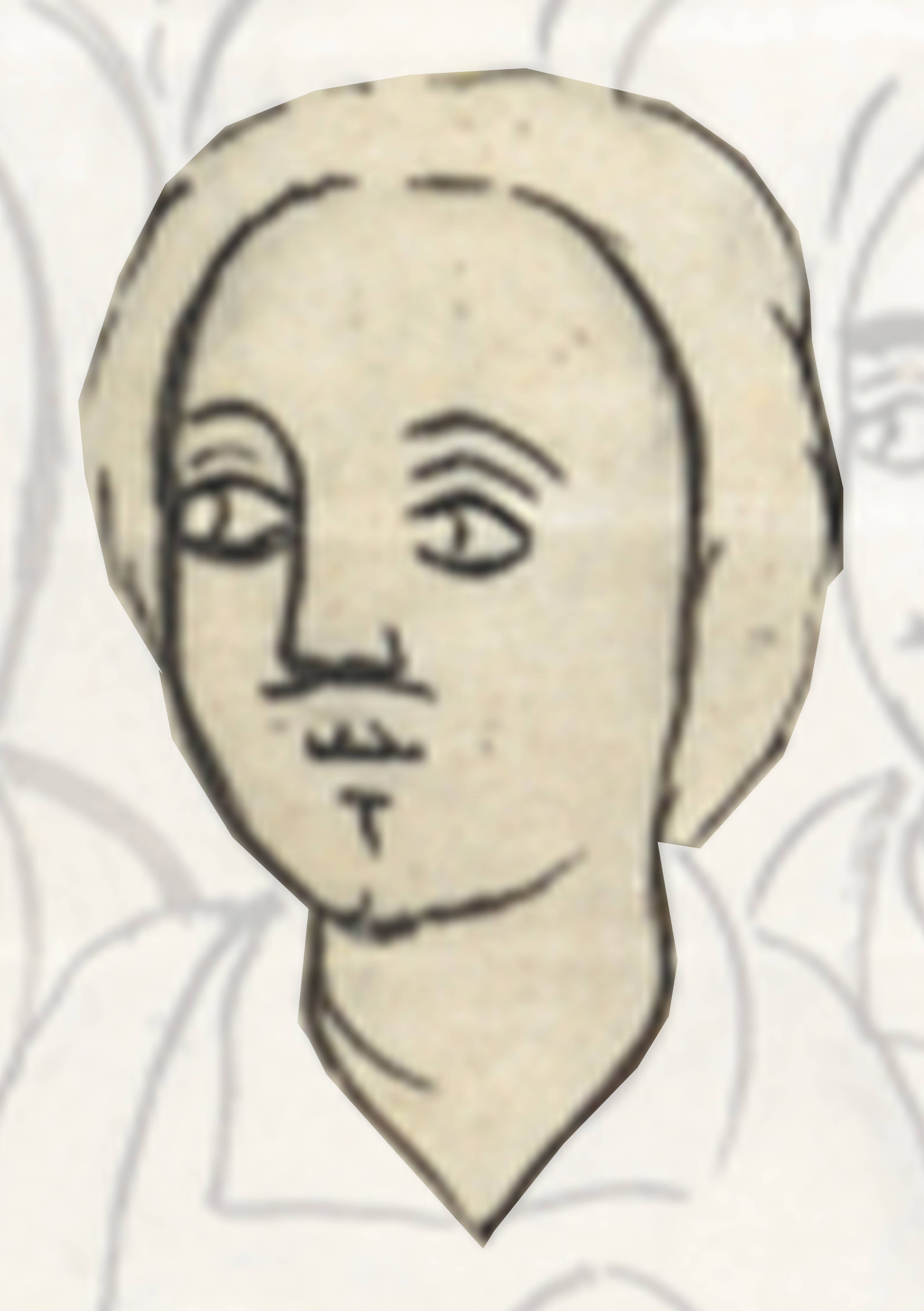 Drawing Of A Man With A Mustache