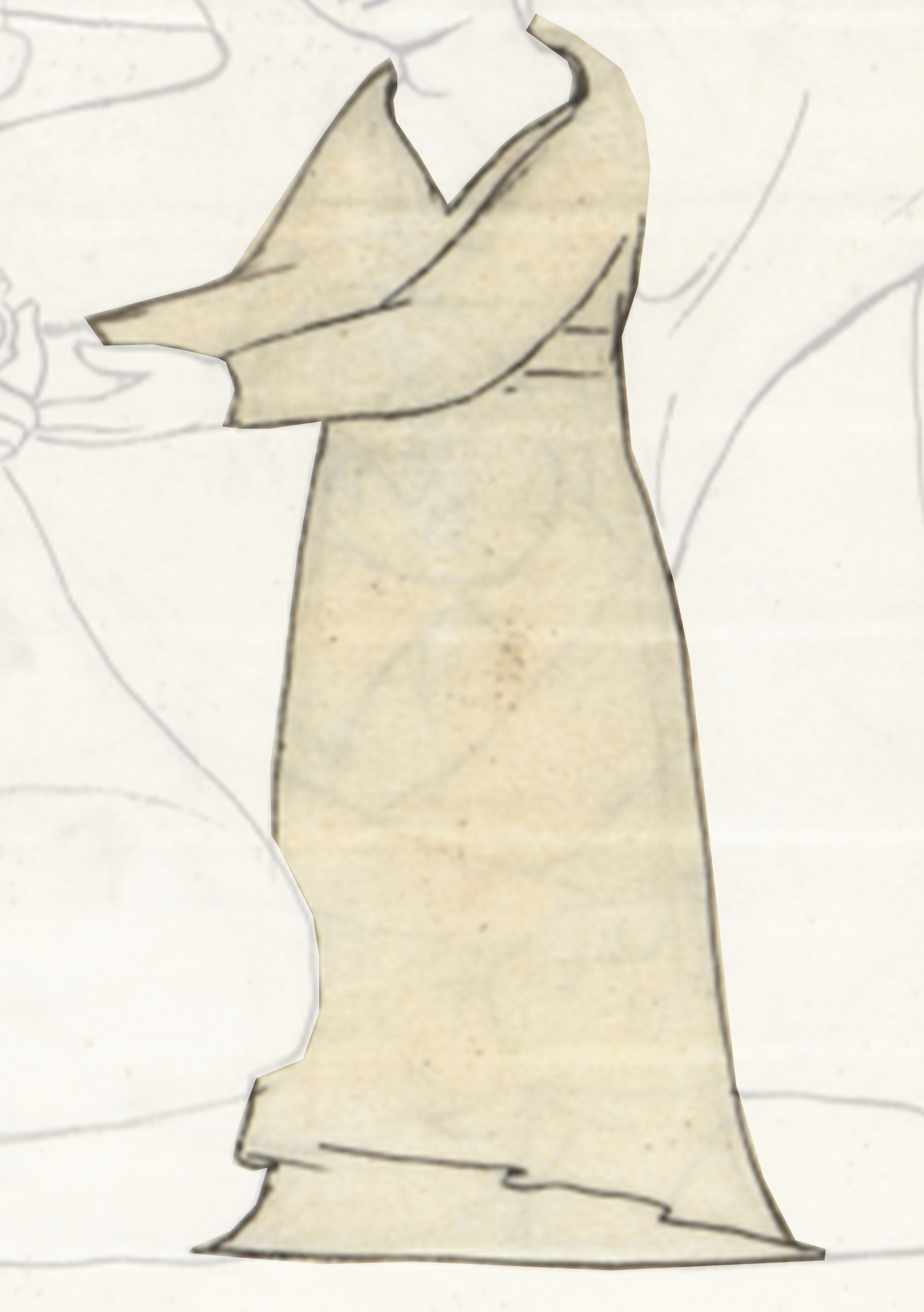 Drawing Of A Man With A Dog