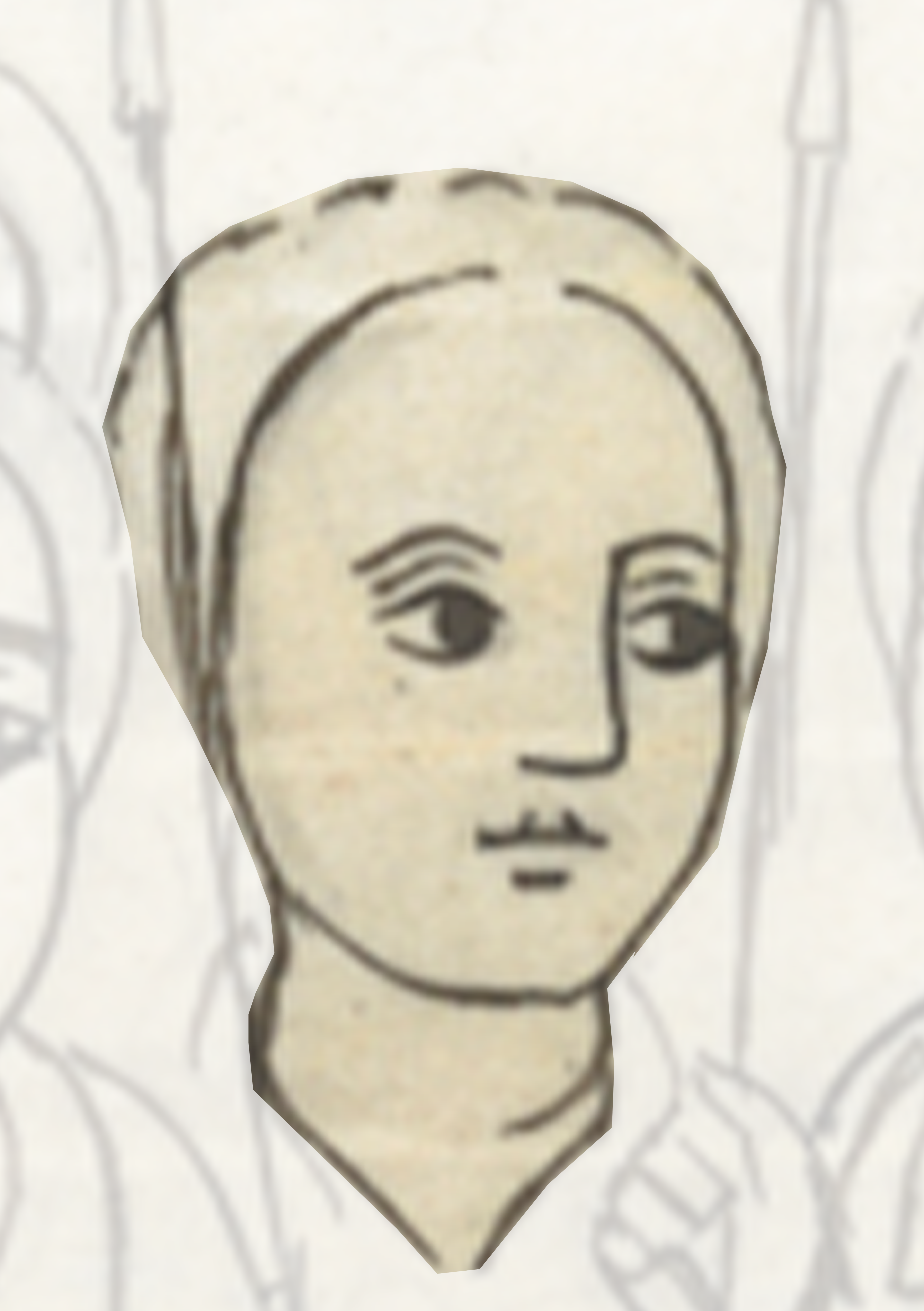 Drawing Of A Woman S Face
