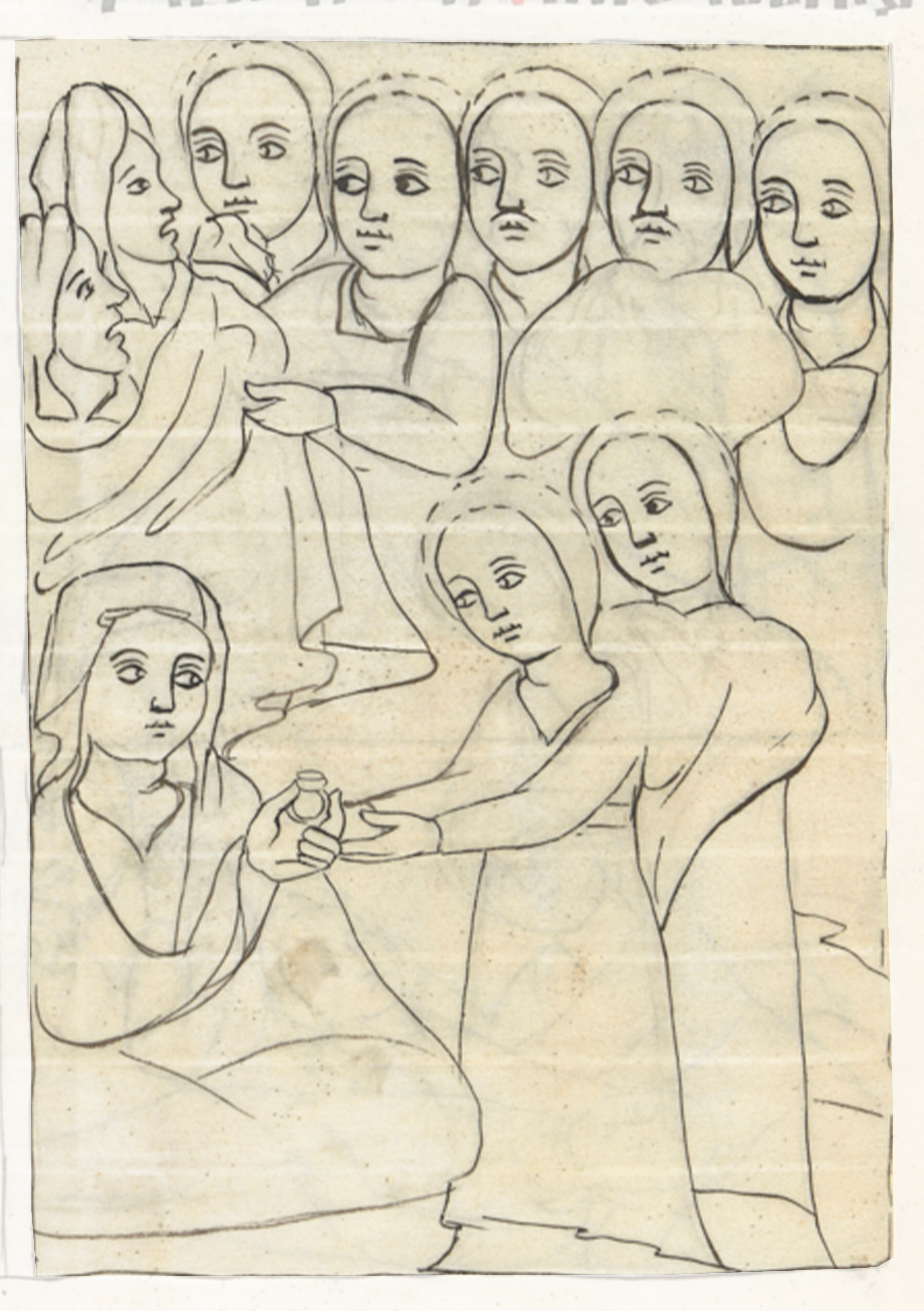 Drawing Of A Group Of People