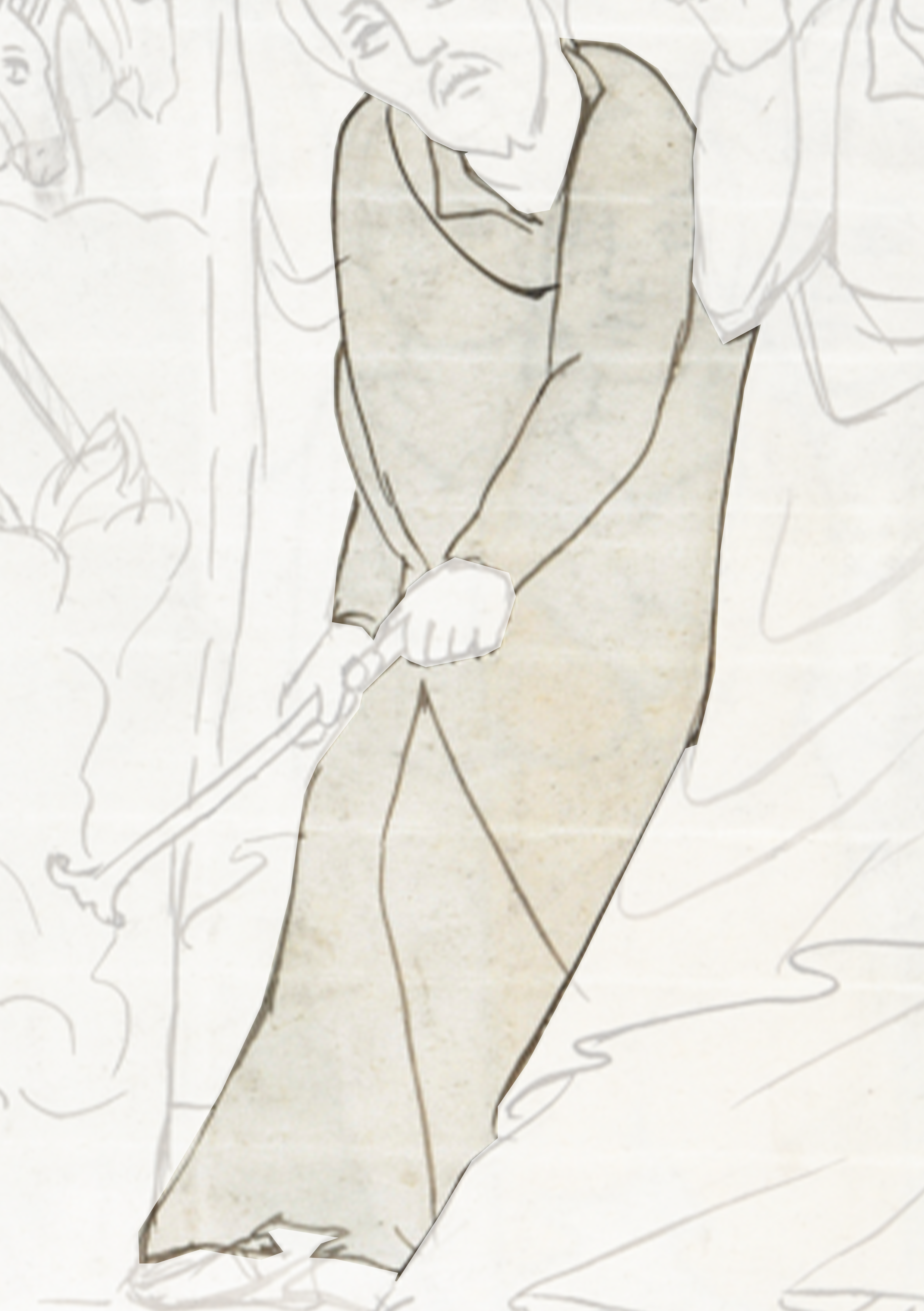 Drawing Of A Man In A Suit
