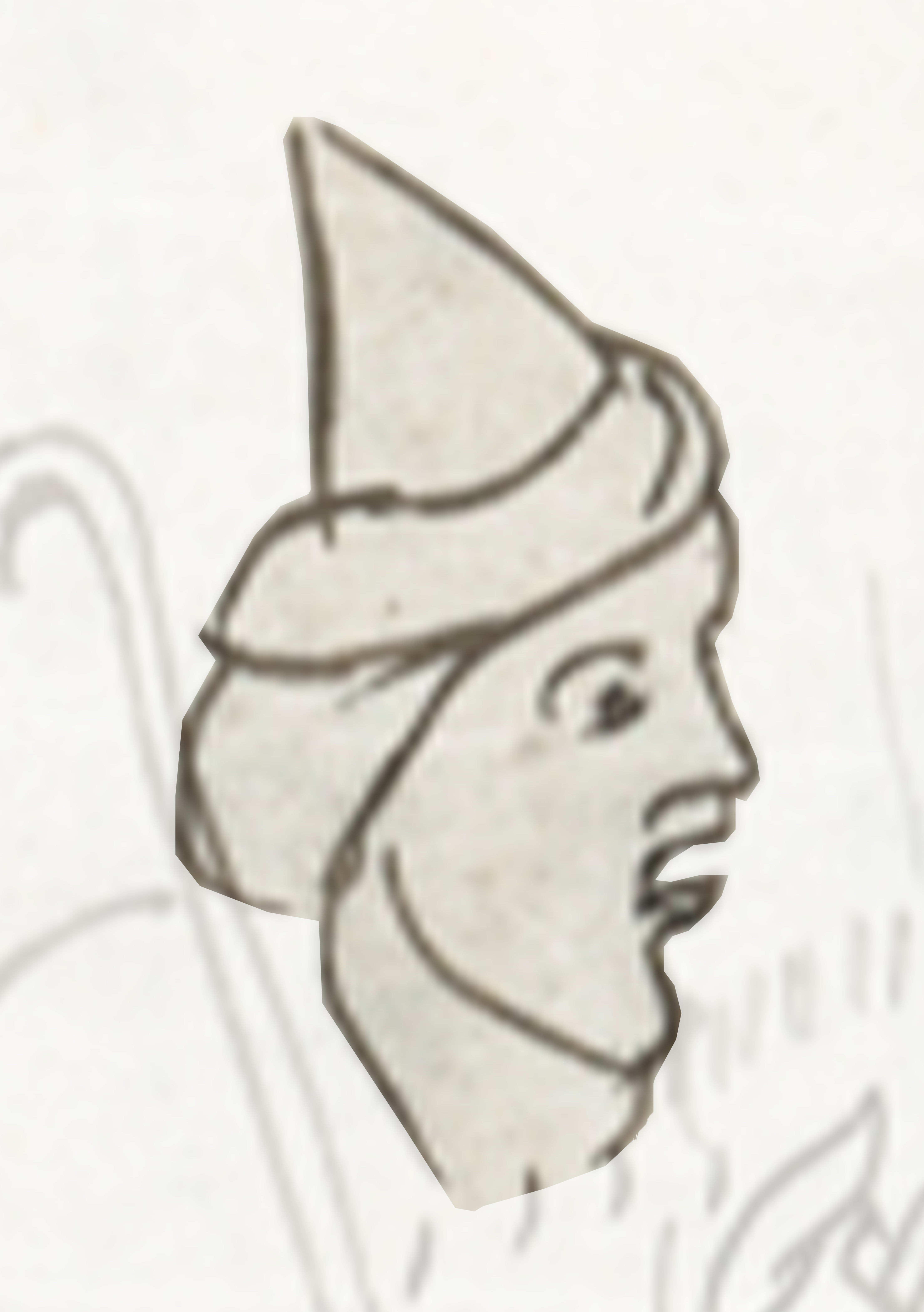 Drawing Of A Man With A Hat