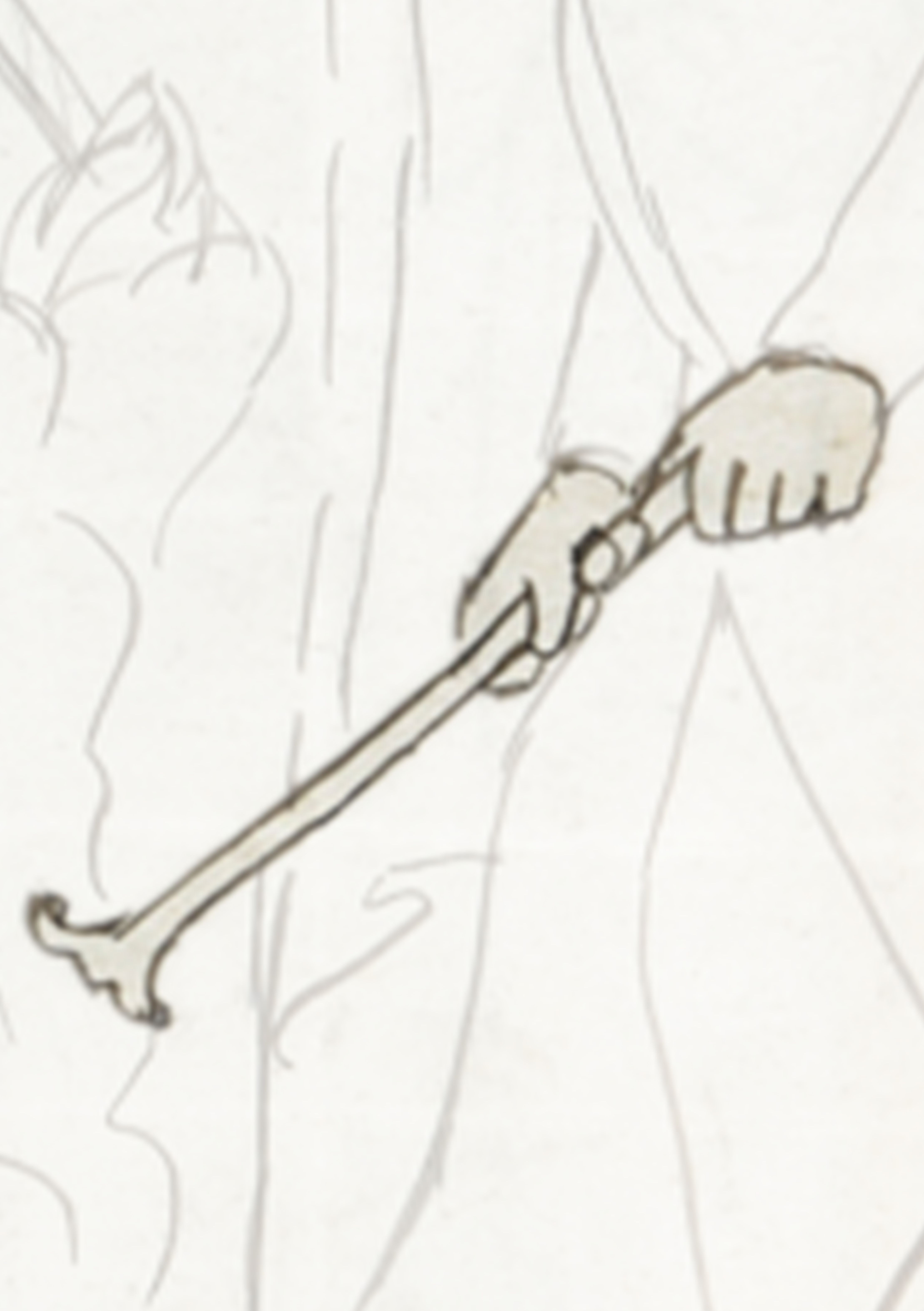 Drawing Of A Man With A Baseball Bat