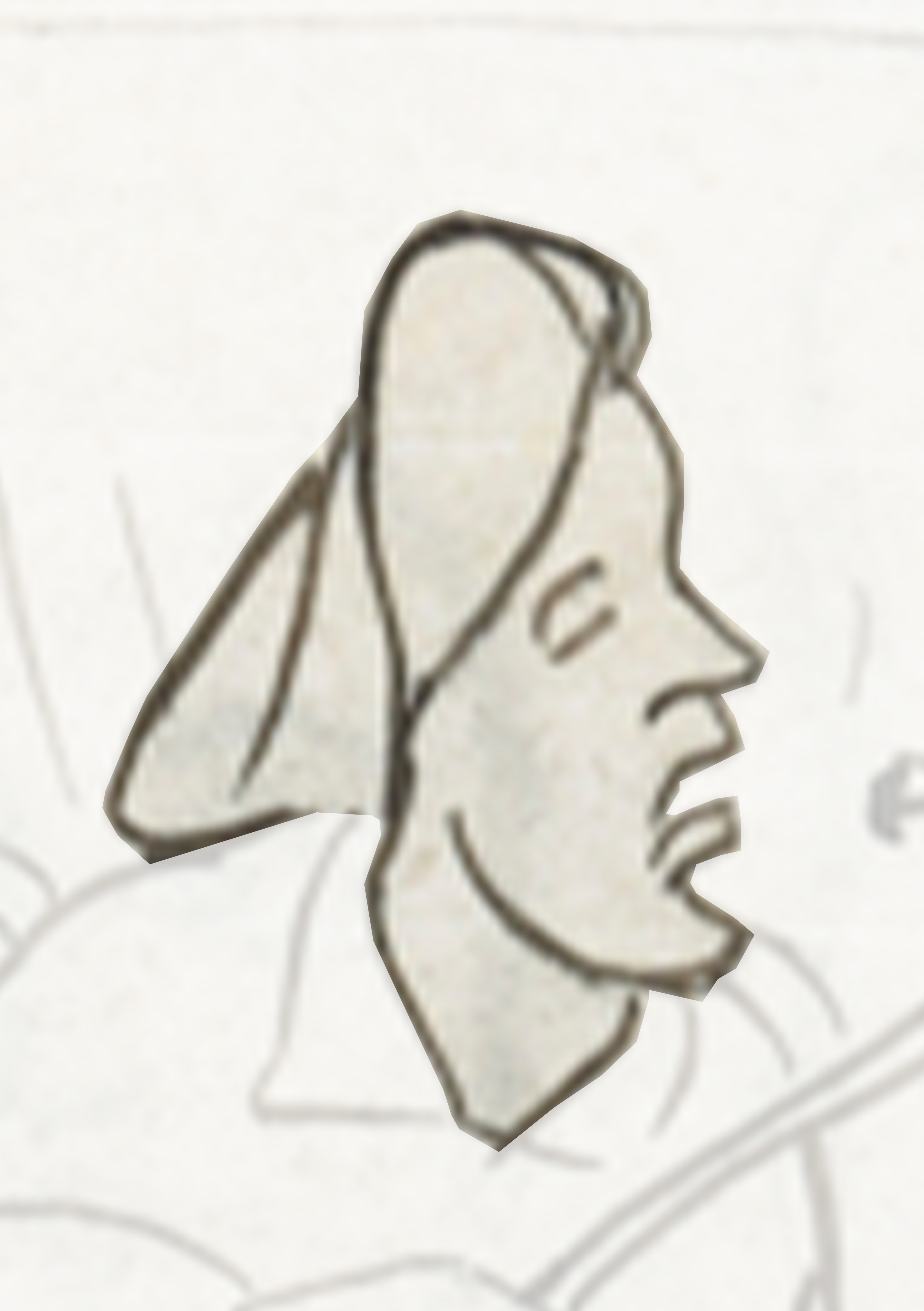 Drawing Of A Man With A Beard