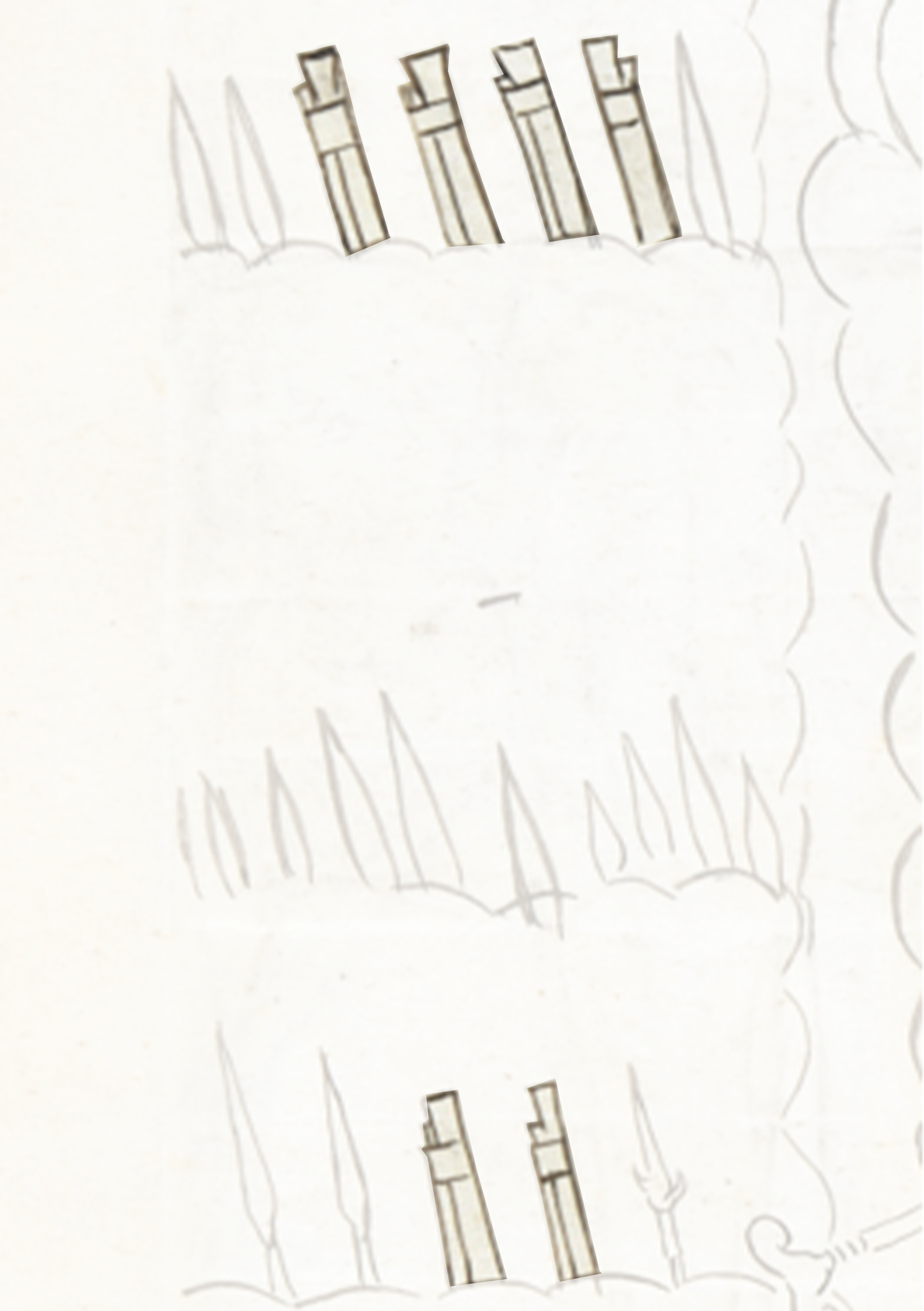Drawing Of A Bunch Of Flowers