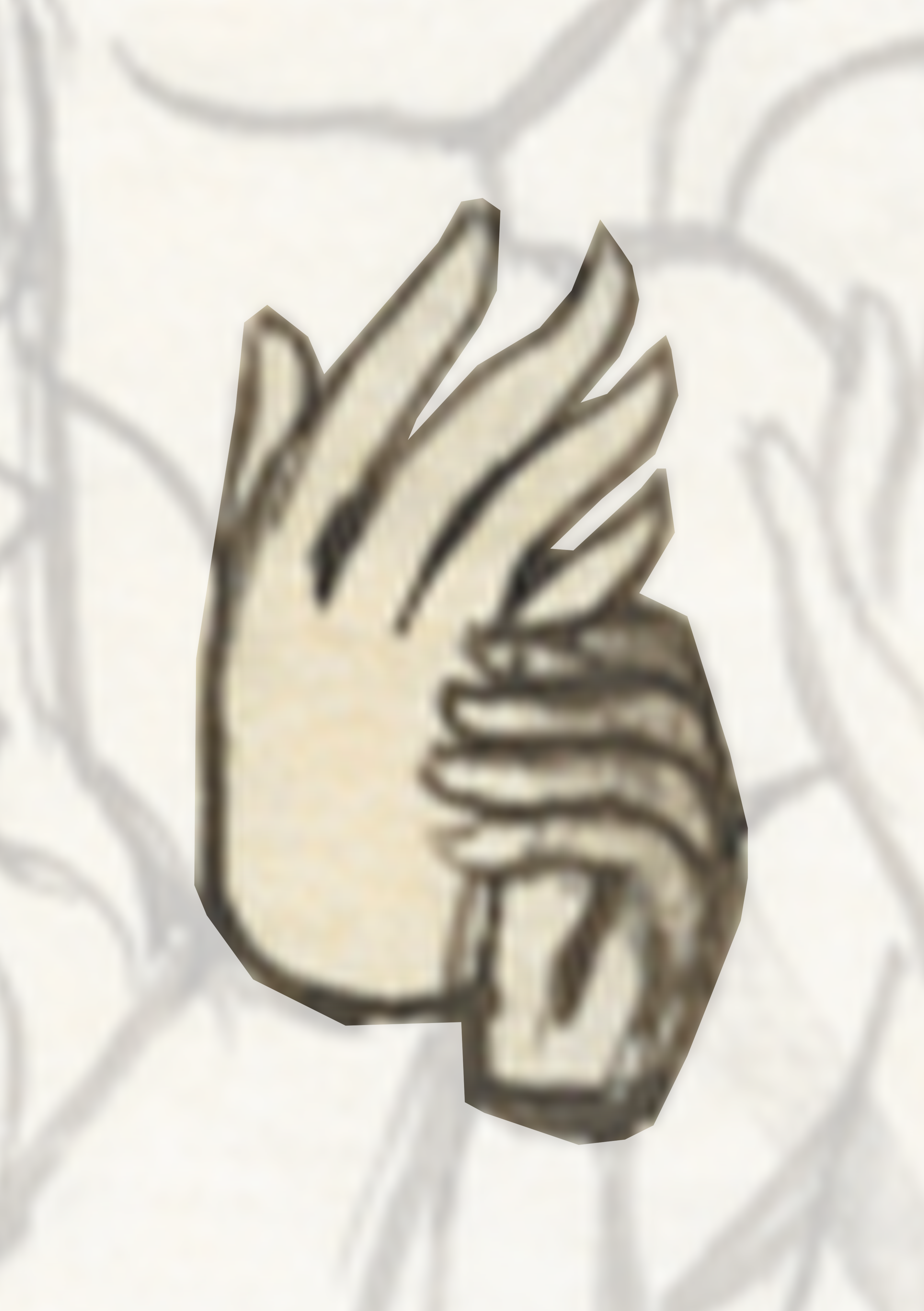 Drawing Of A Hand With A Finger On It