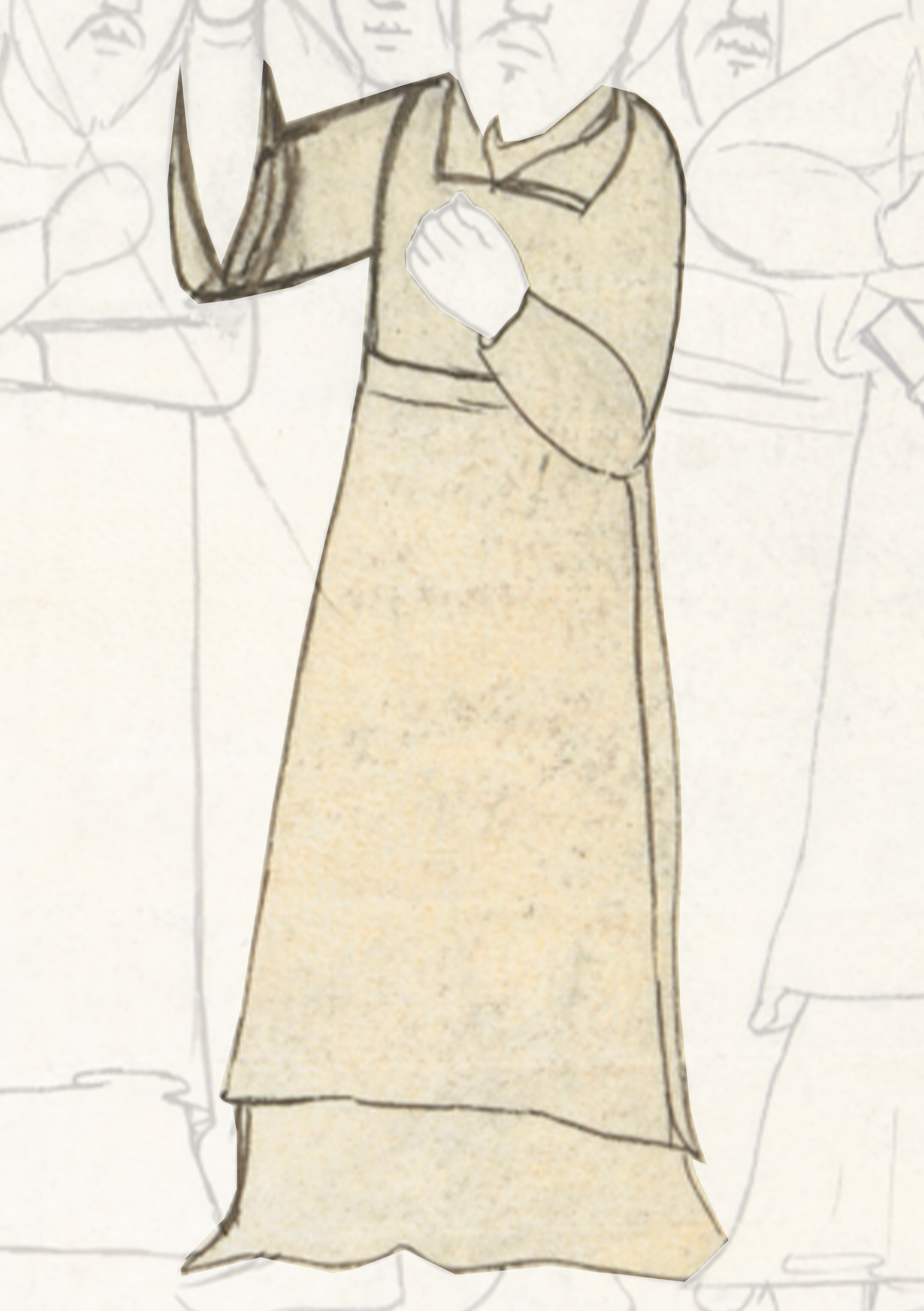 Drawing Of A Man In A Robe