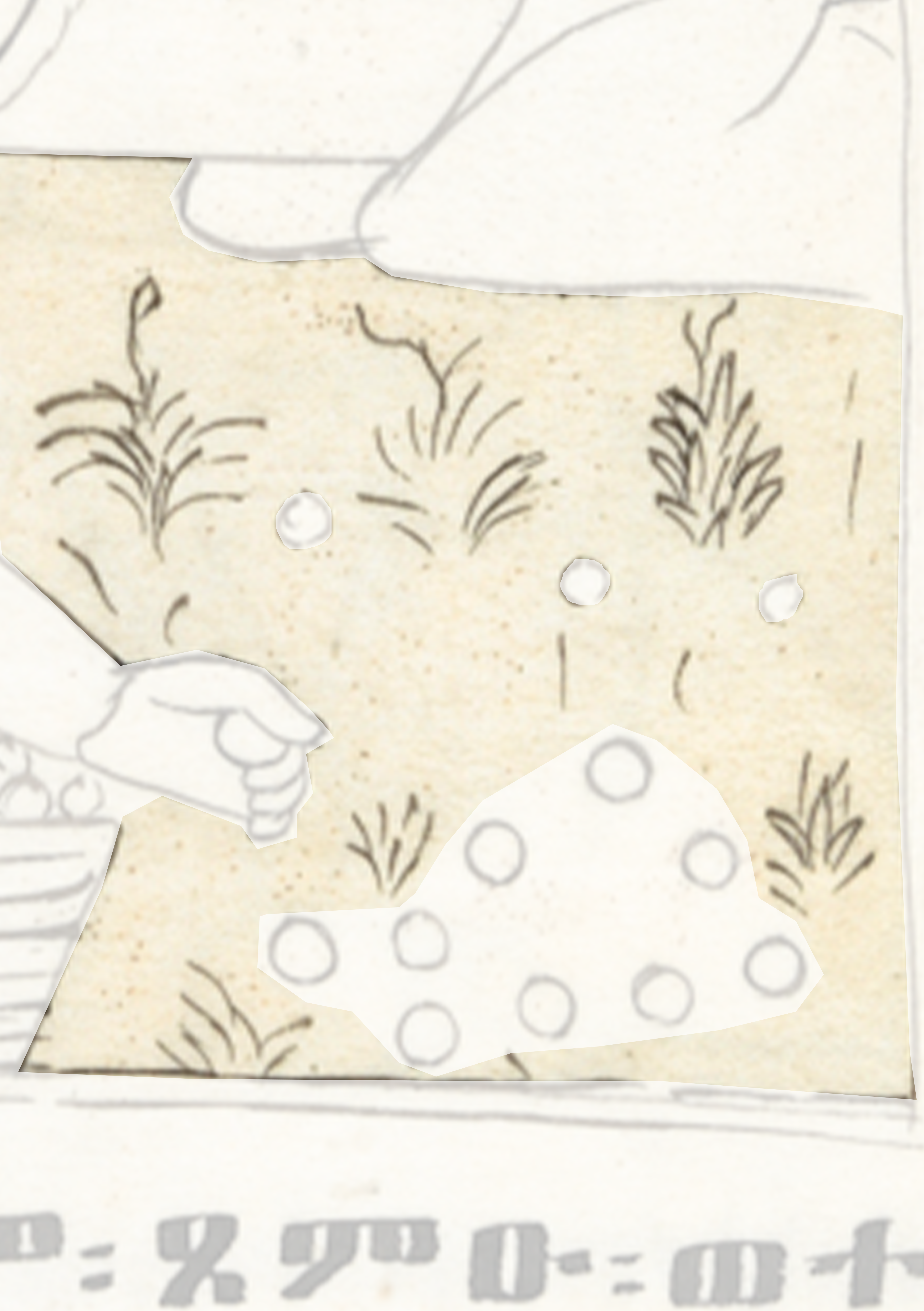 Piece Of Paper With A Drawing Of A Bear