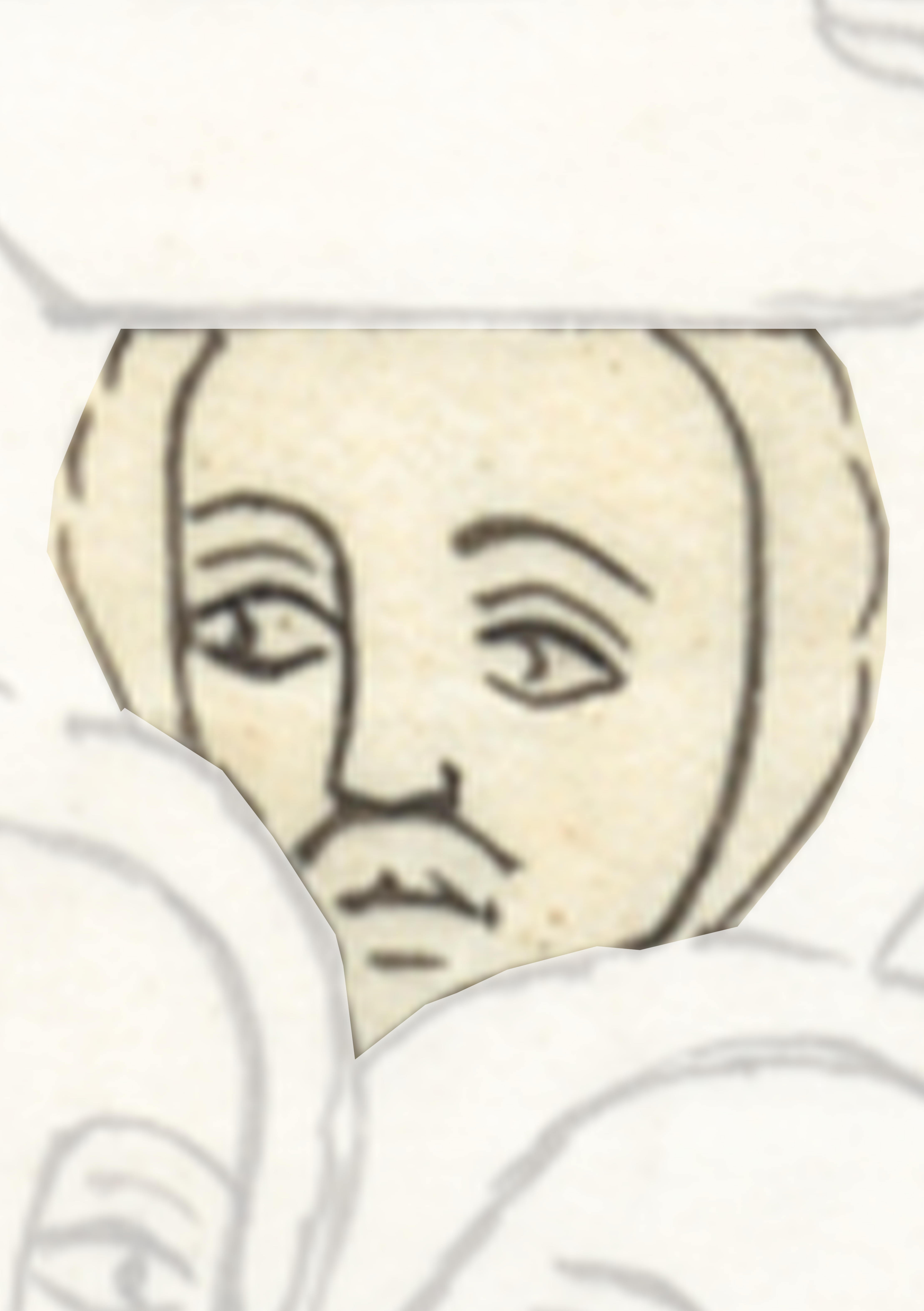 Drawing Of A Man With A Mustache