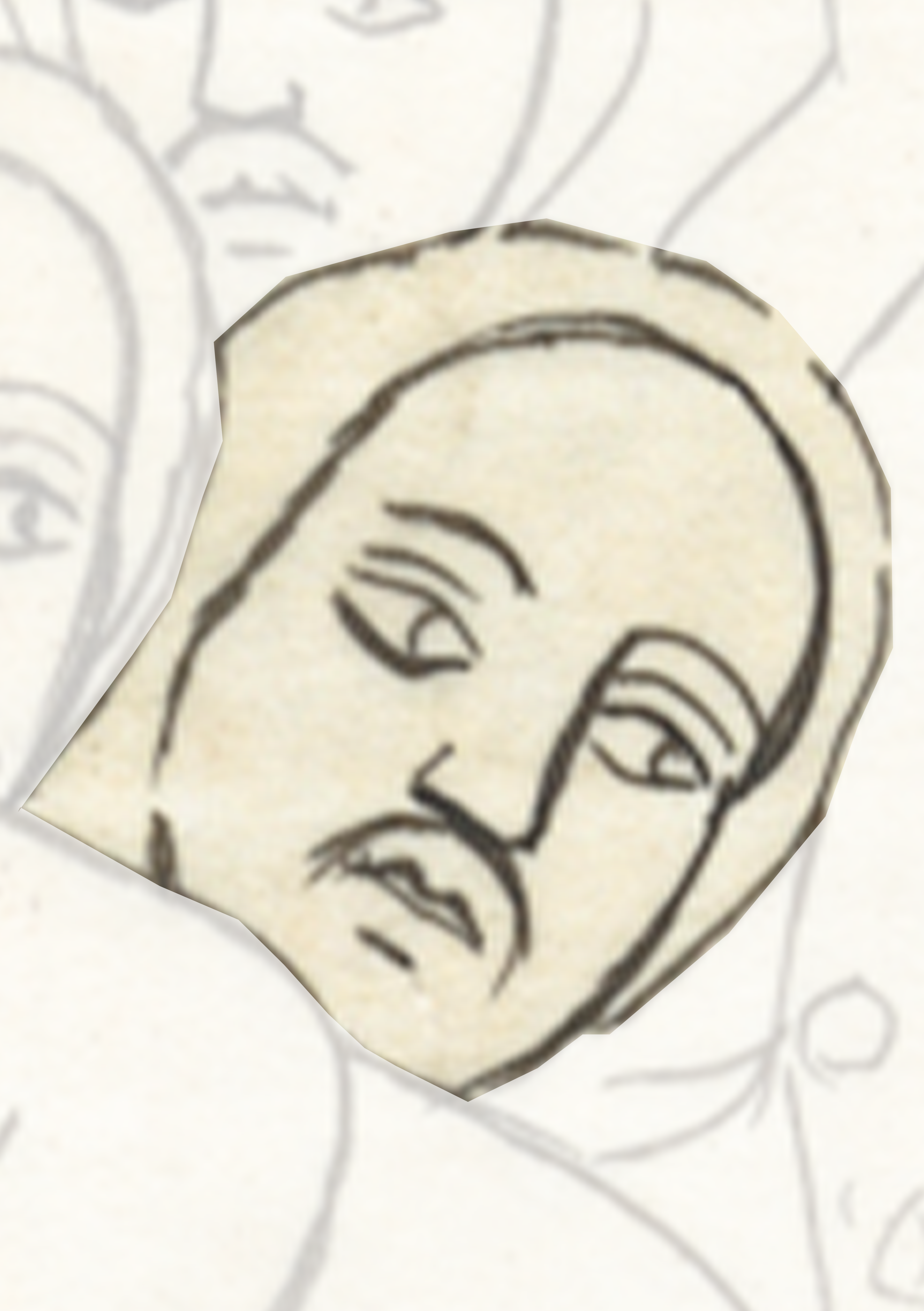 Drawing Of A Man With A Beard