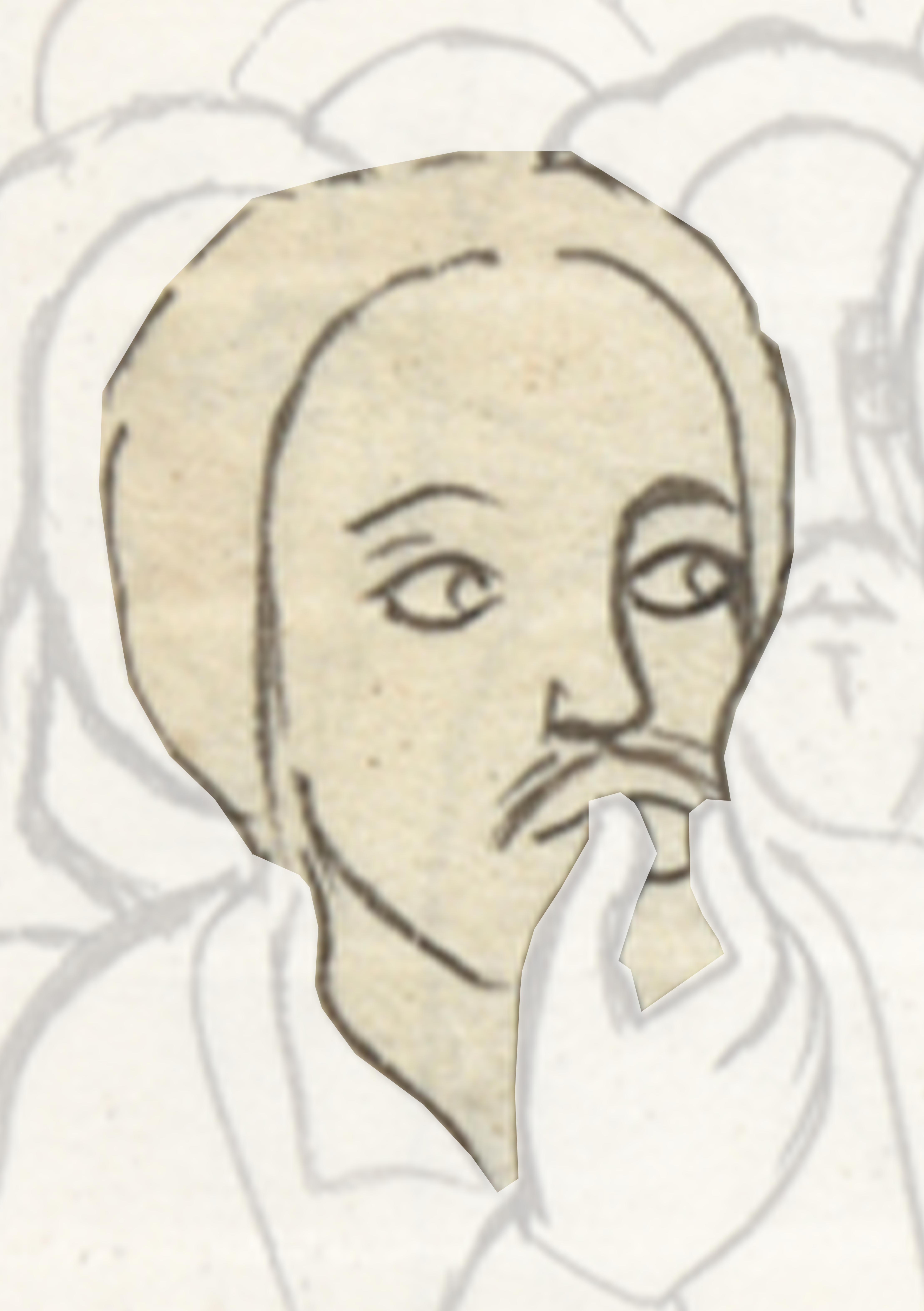 Drawing Of A Man With A Mustache