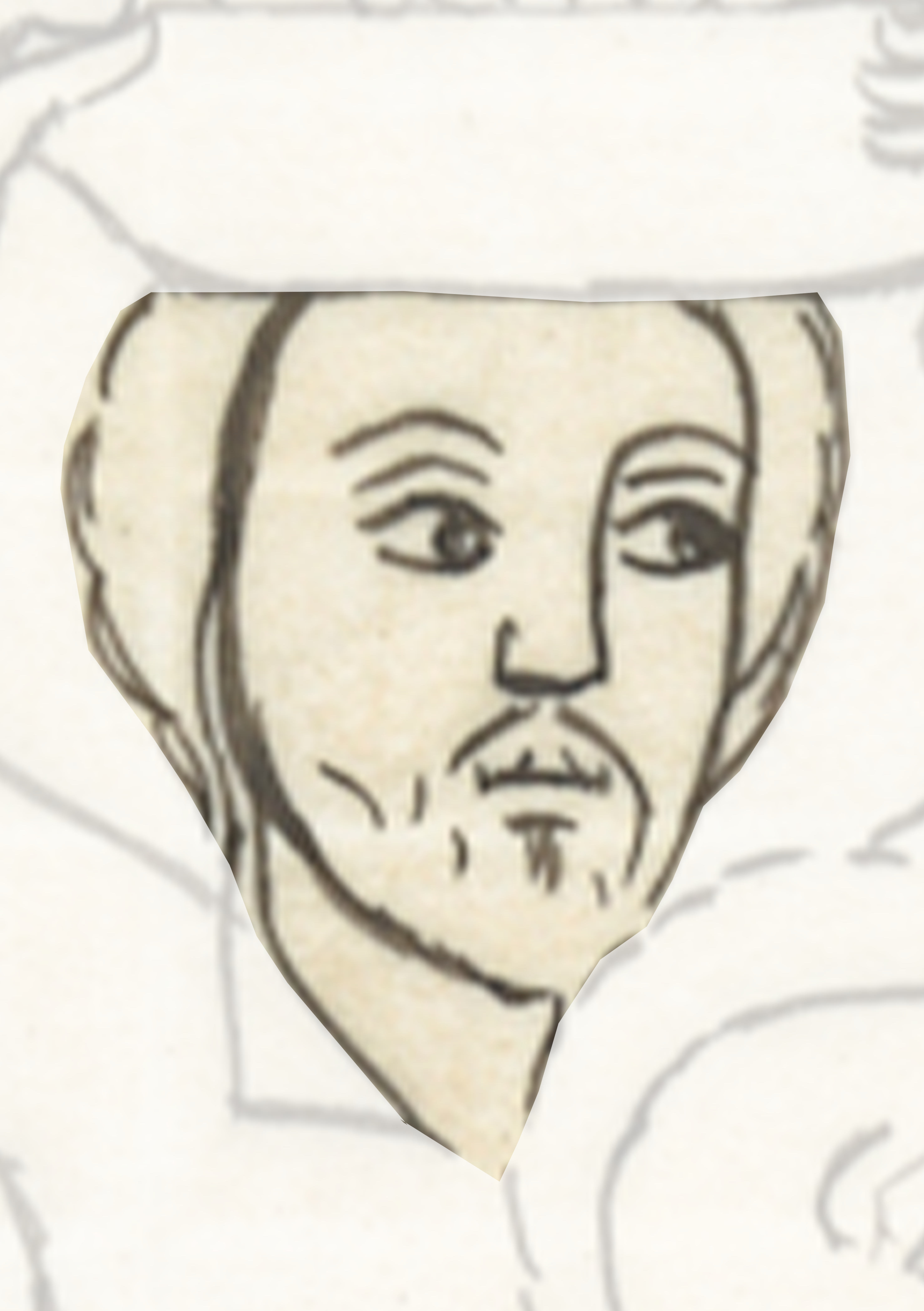 Drawing Of A Man With A Beard