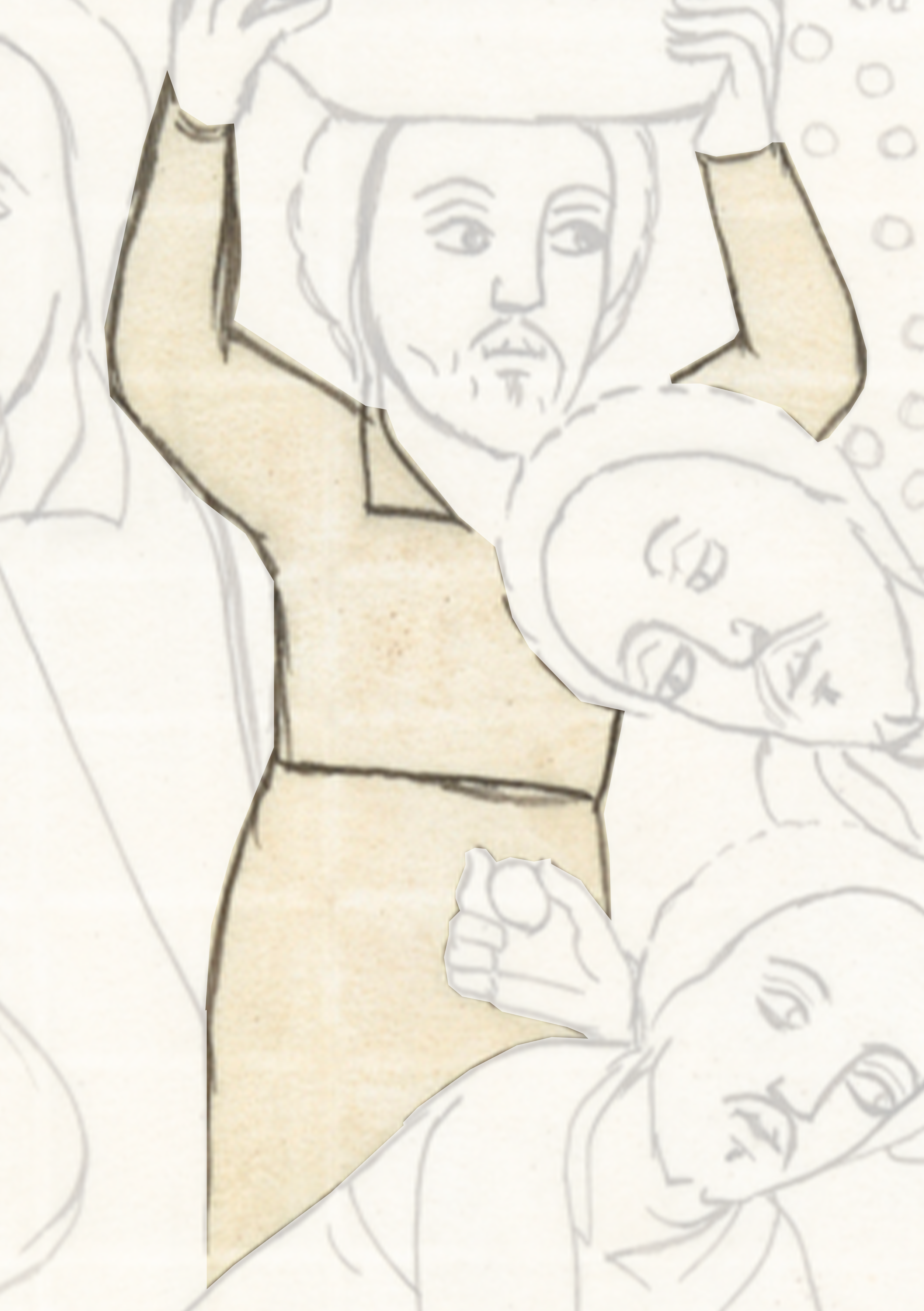 Drawing Of A Woman With A Hat On