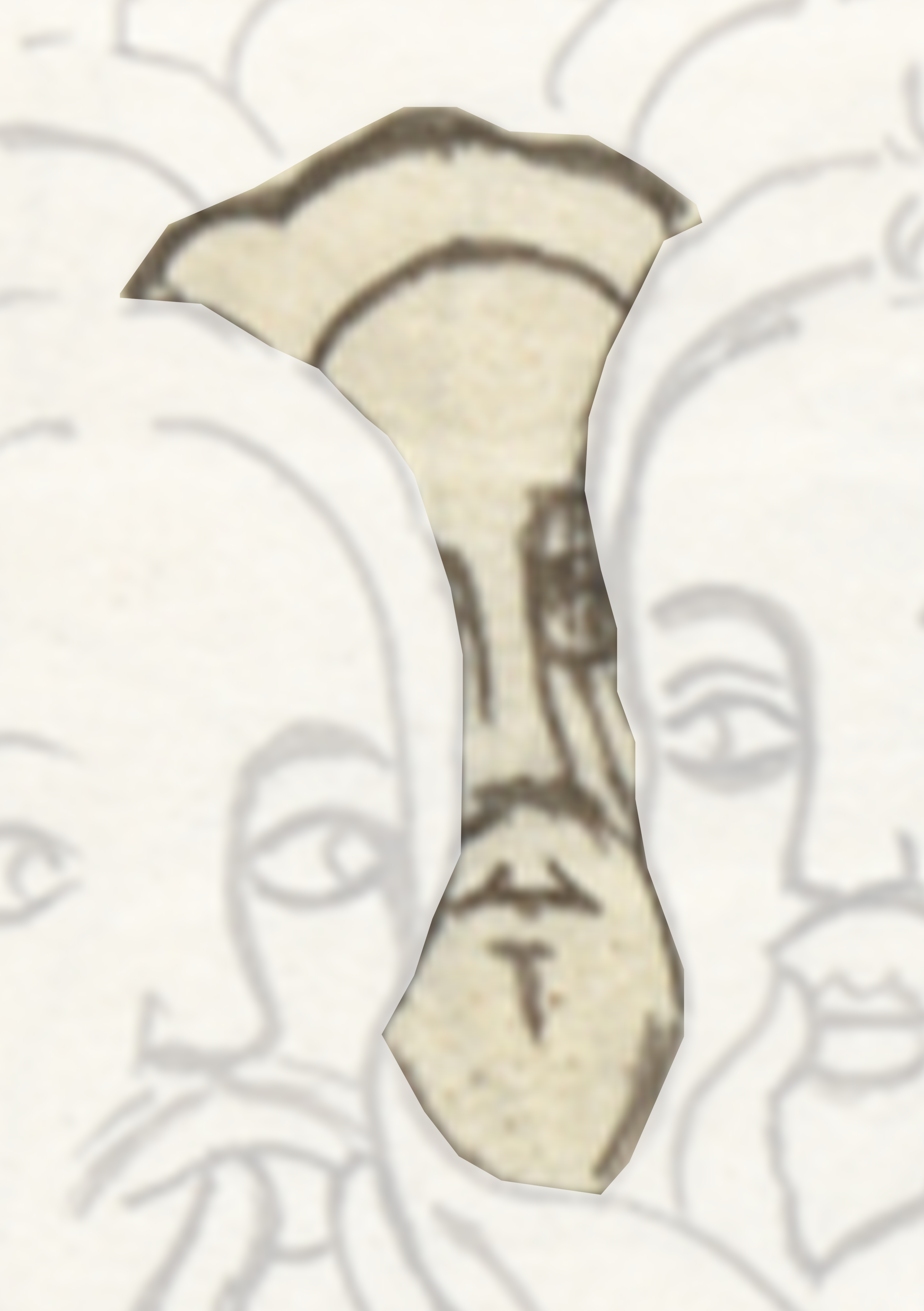 Drawing Of A Face With A Face In The Middle