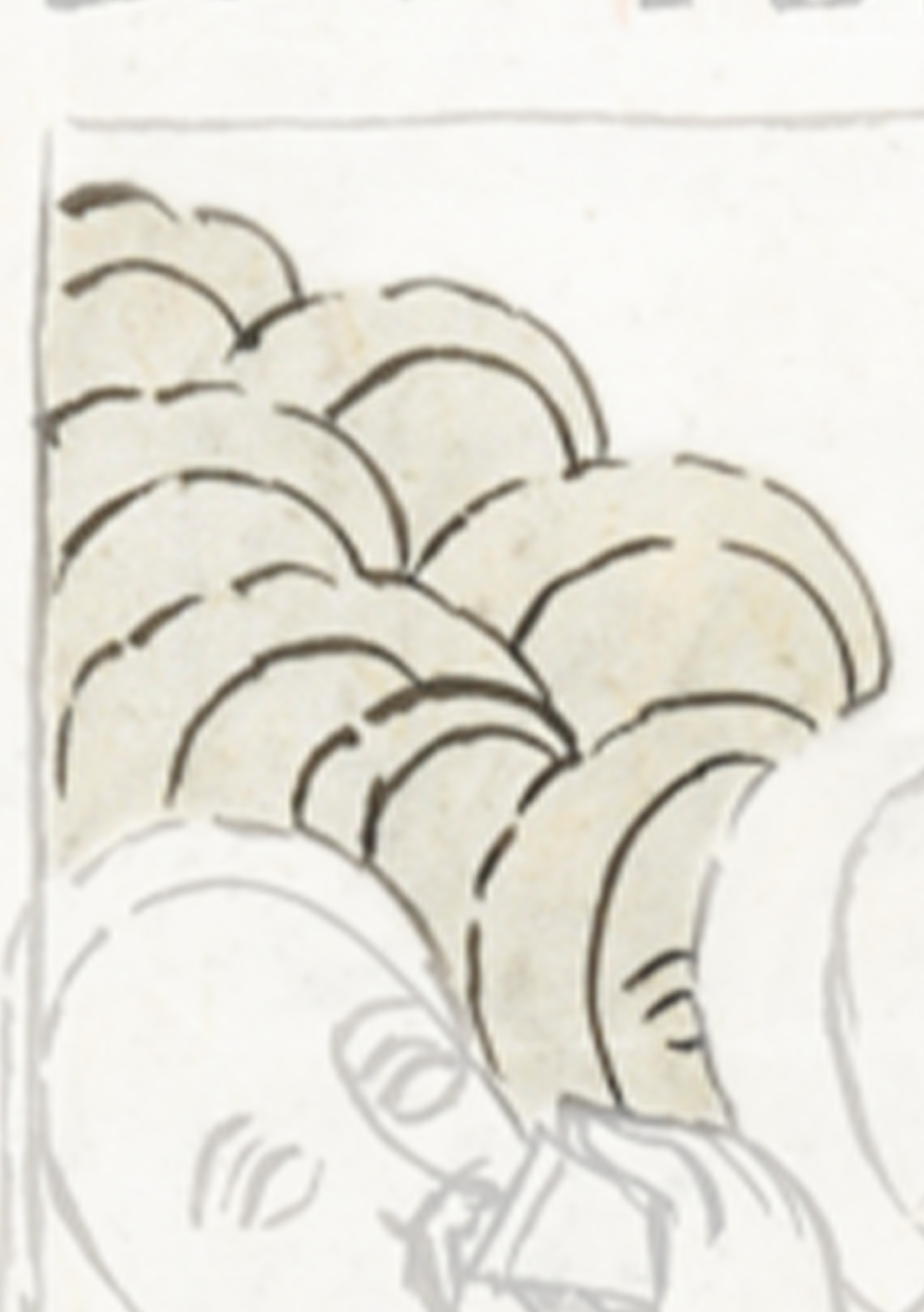 Drawing Of A Man With A Bunch Of Sheep