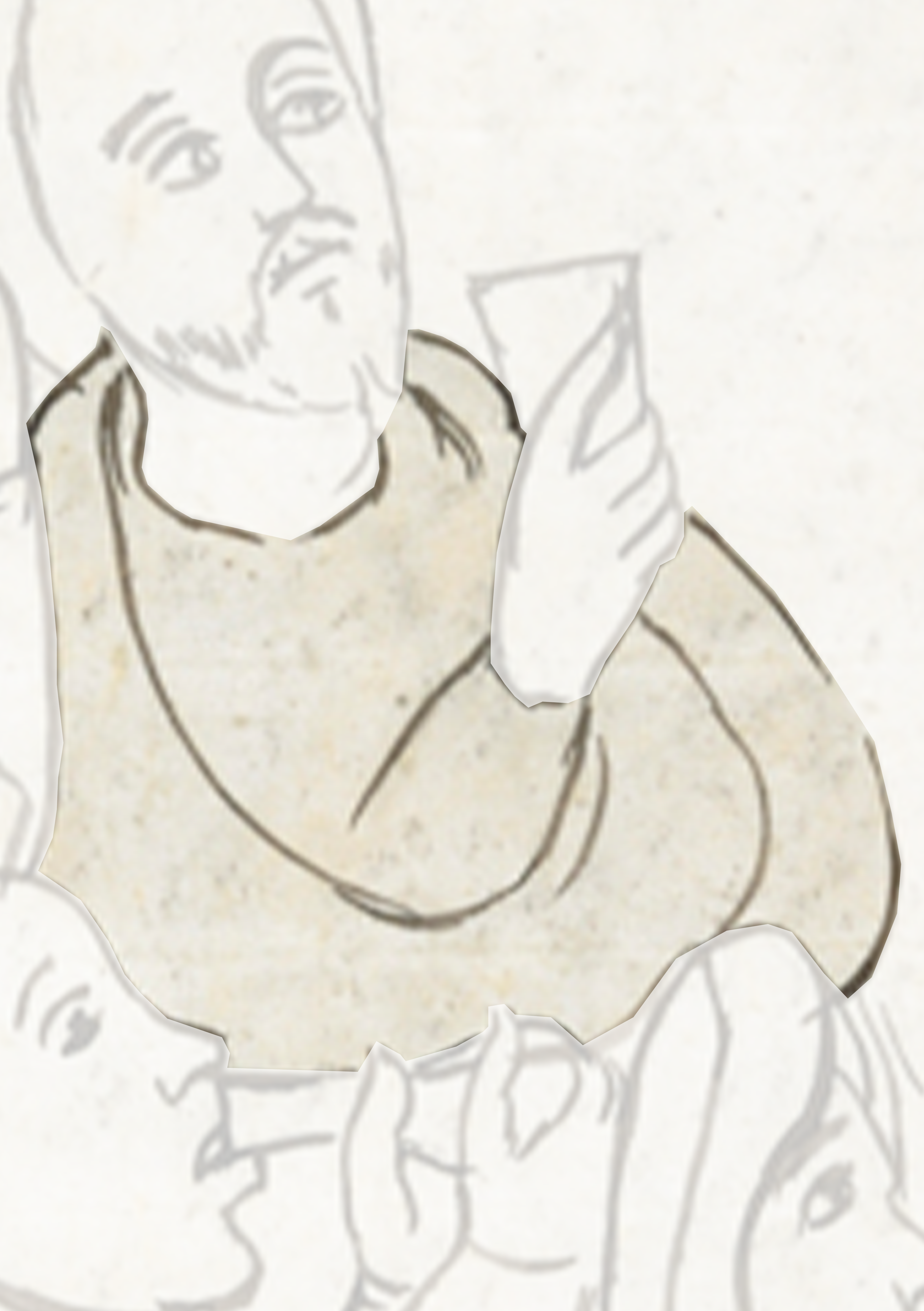 Drawing Of A Man With A Beard