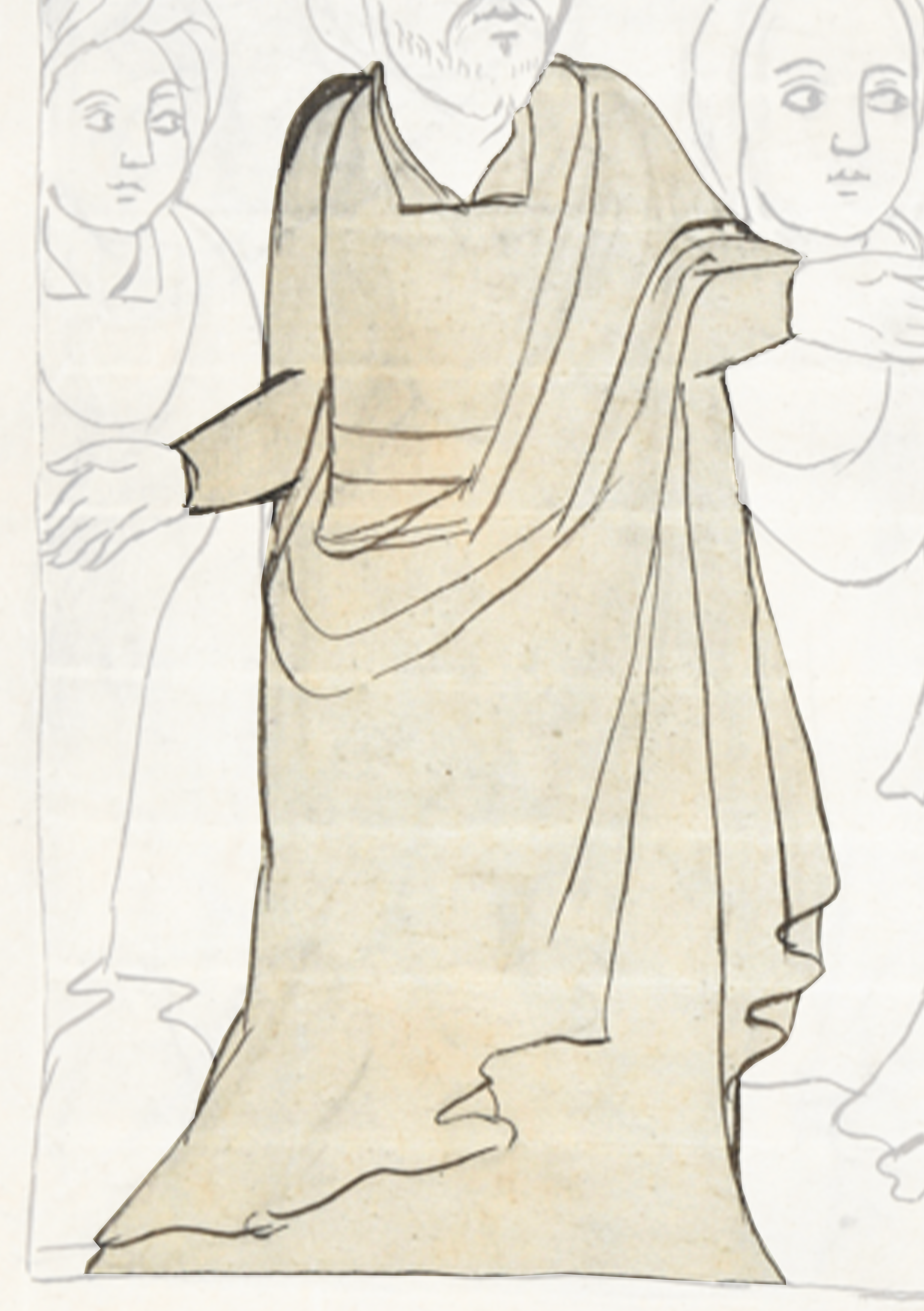 Drawing Of A Man In A Robe
