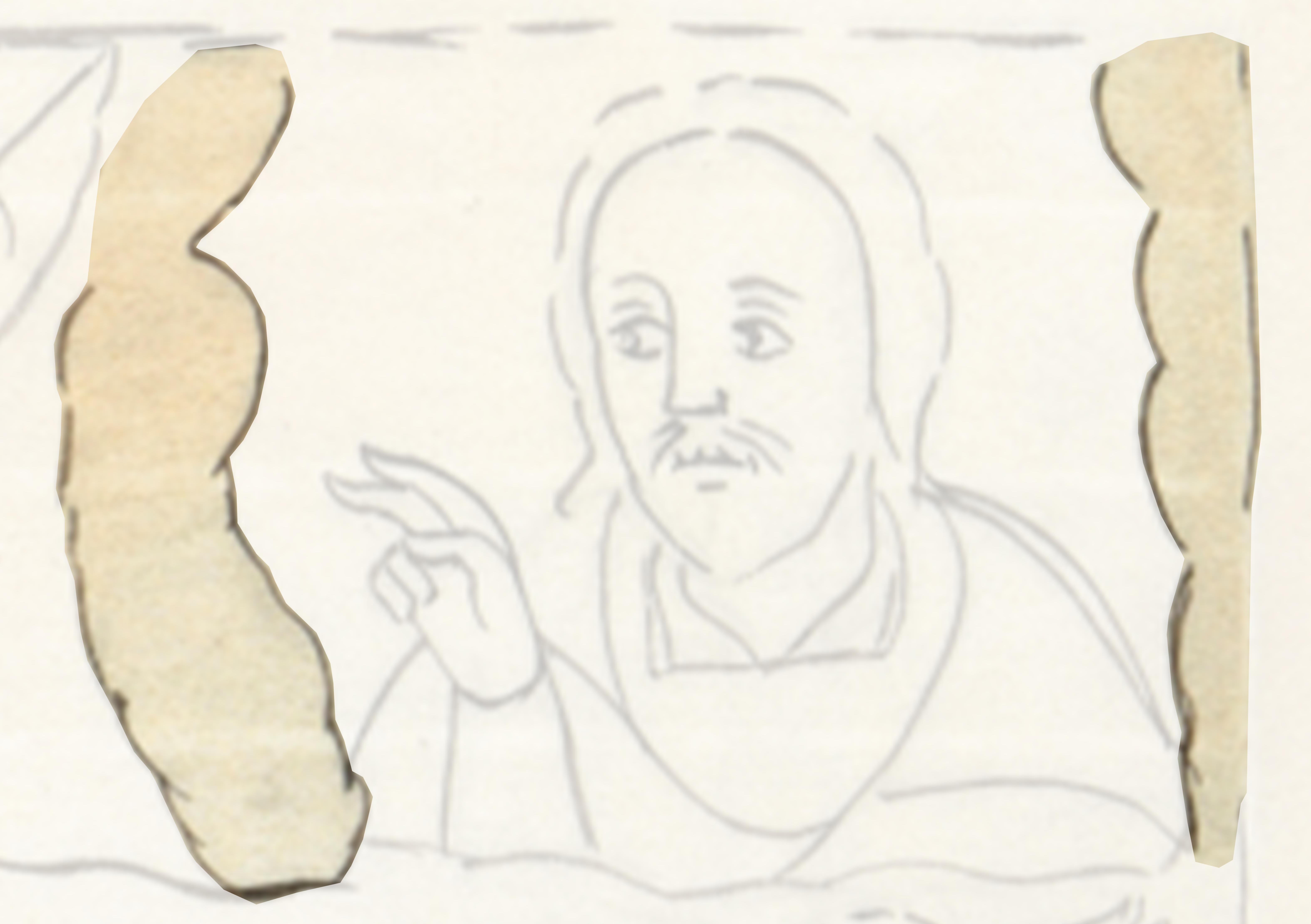 Piece Of Paper With A Drawing Of A Man
