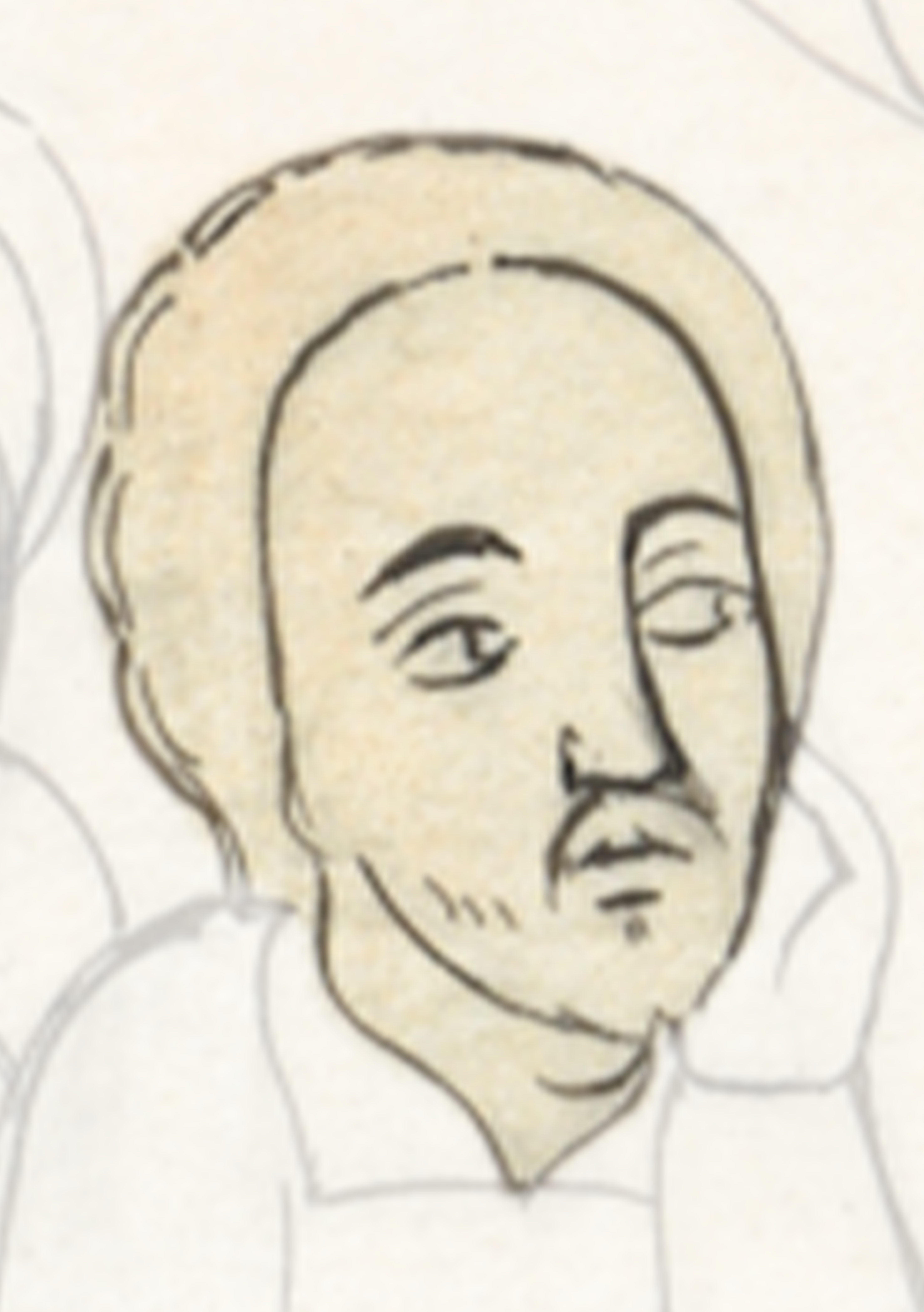 Drawing Of A Man With A Beard