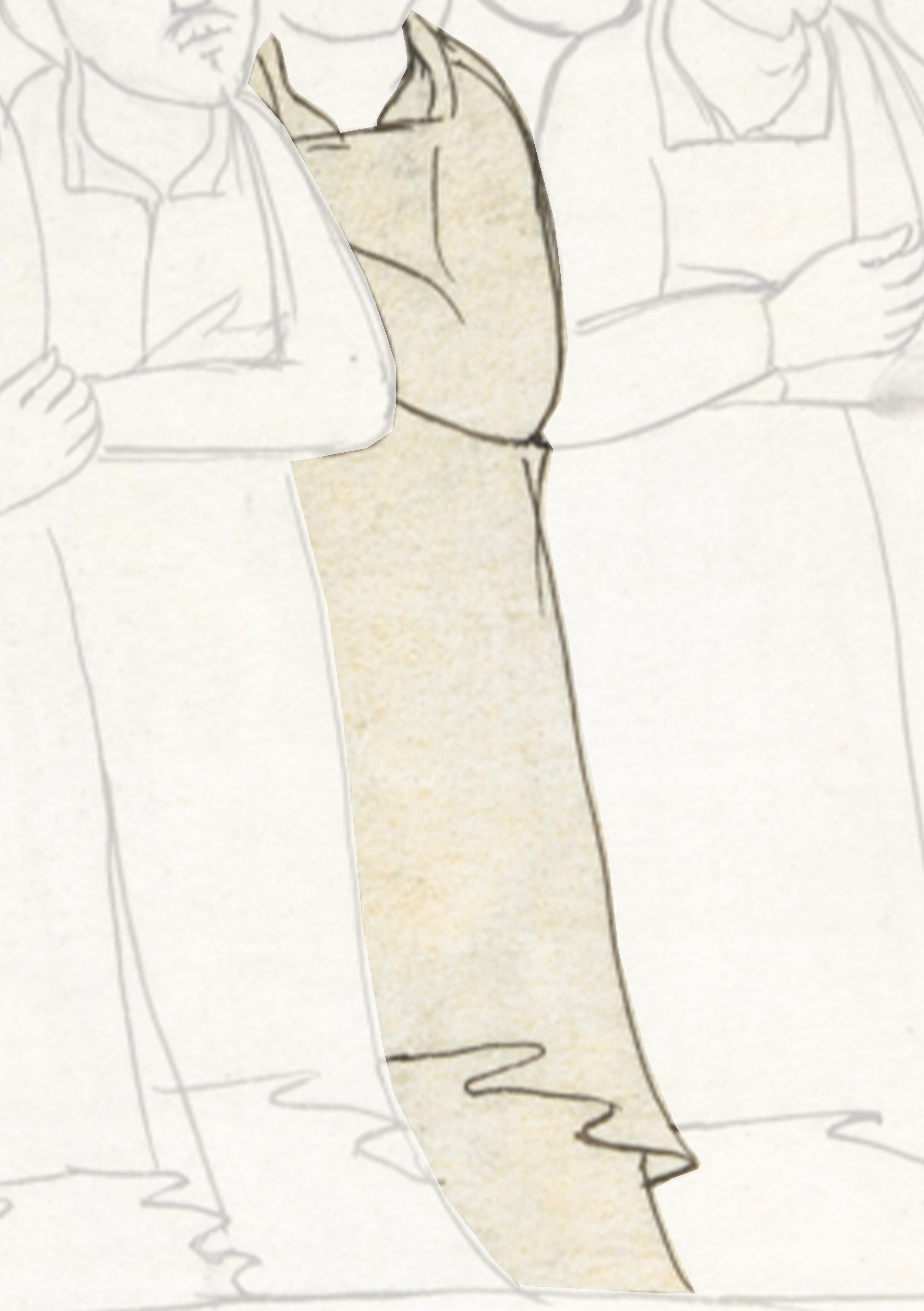 Drawing Of A Man In A Suit