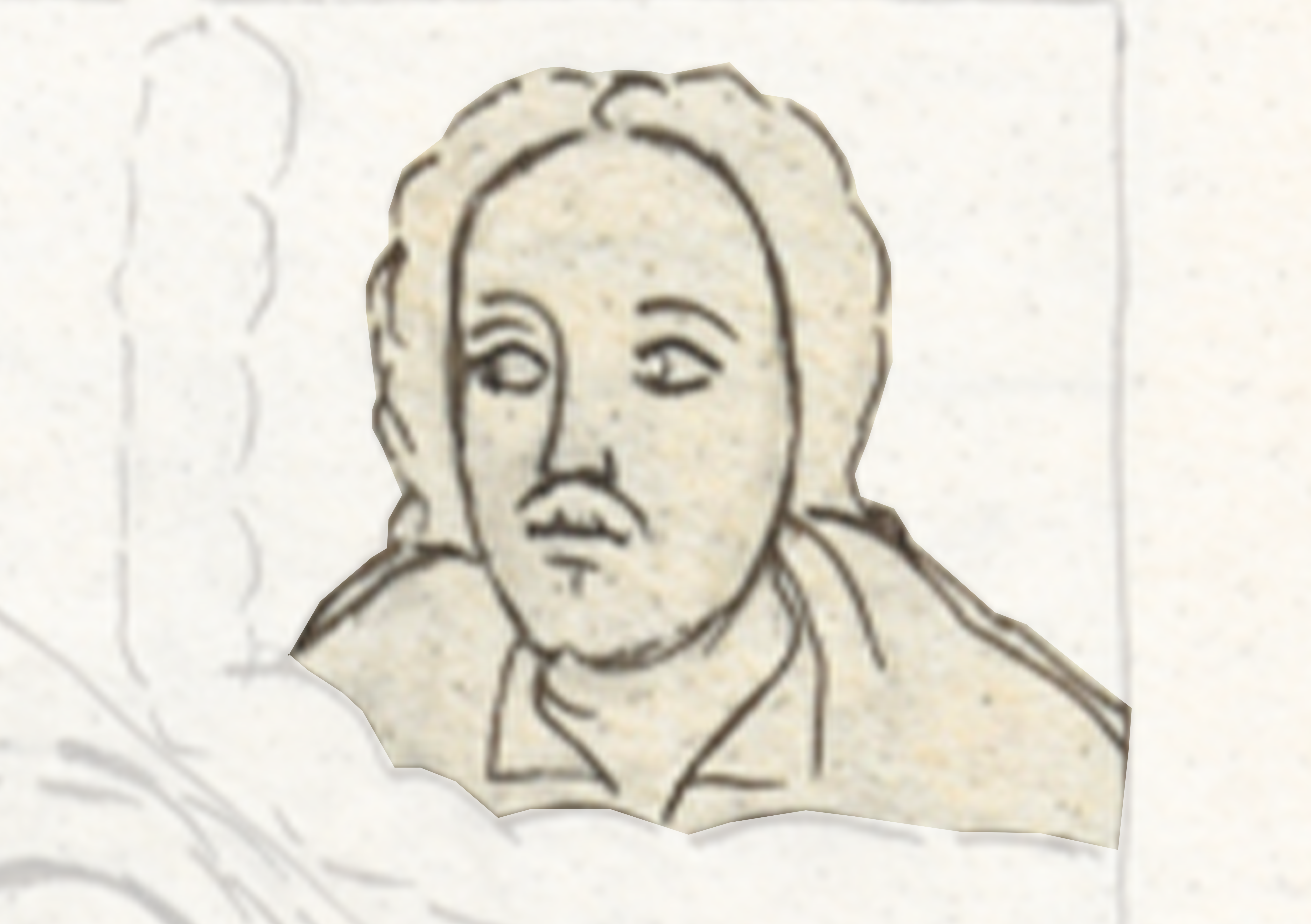 Drawing Of A Man With A Mustache