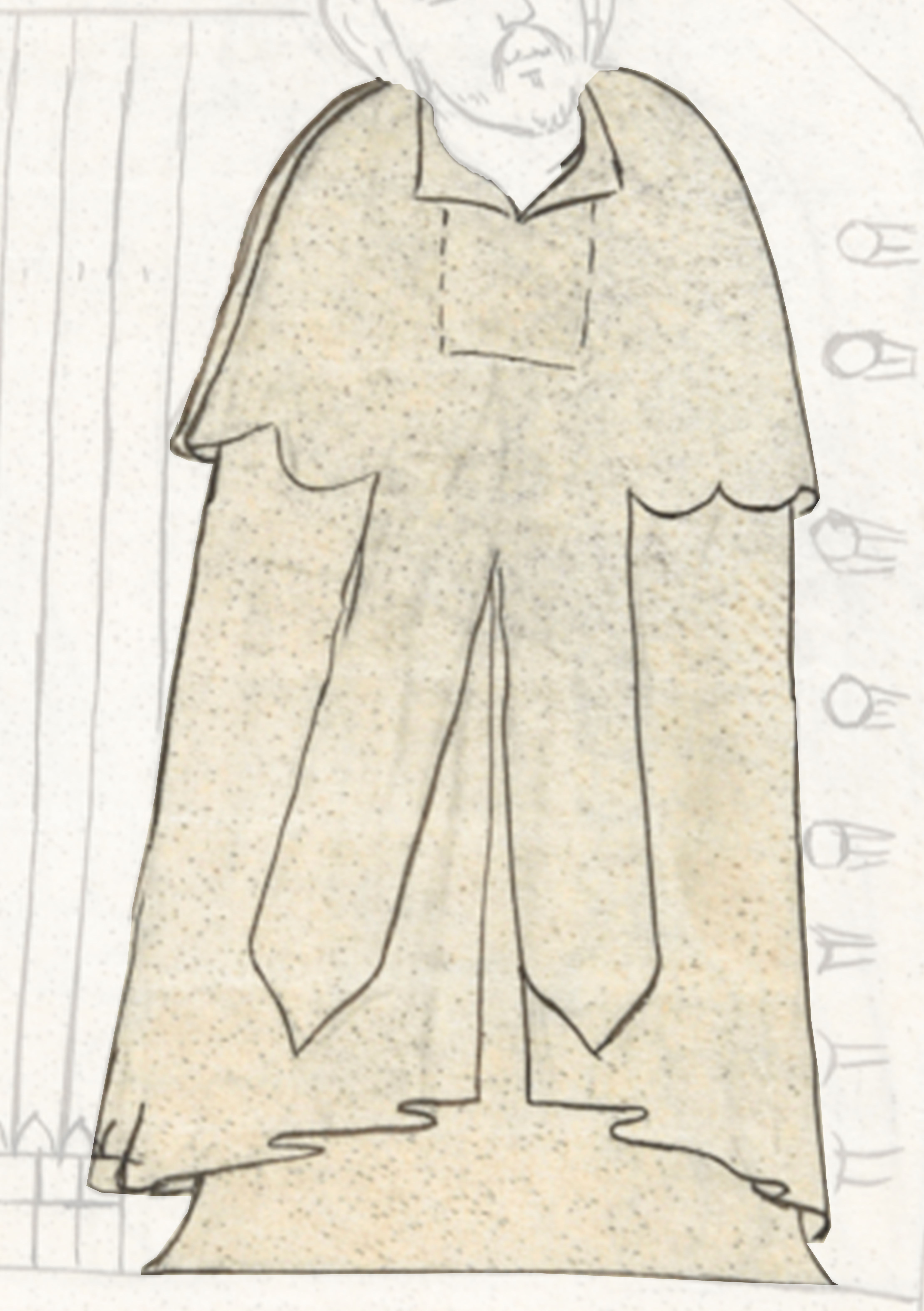 Drawing Of A Man In A Suit