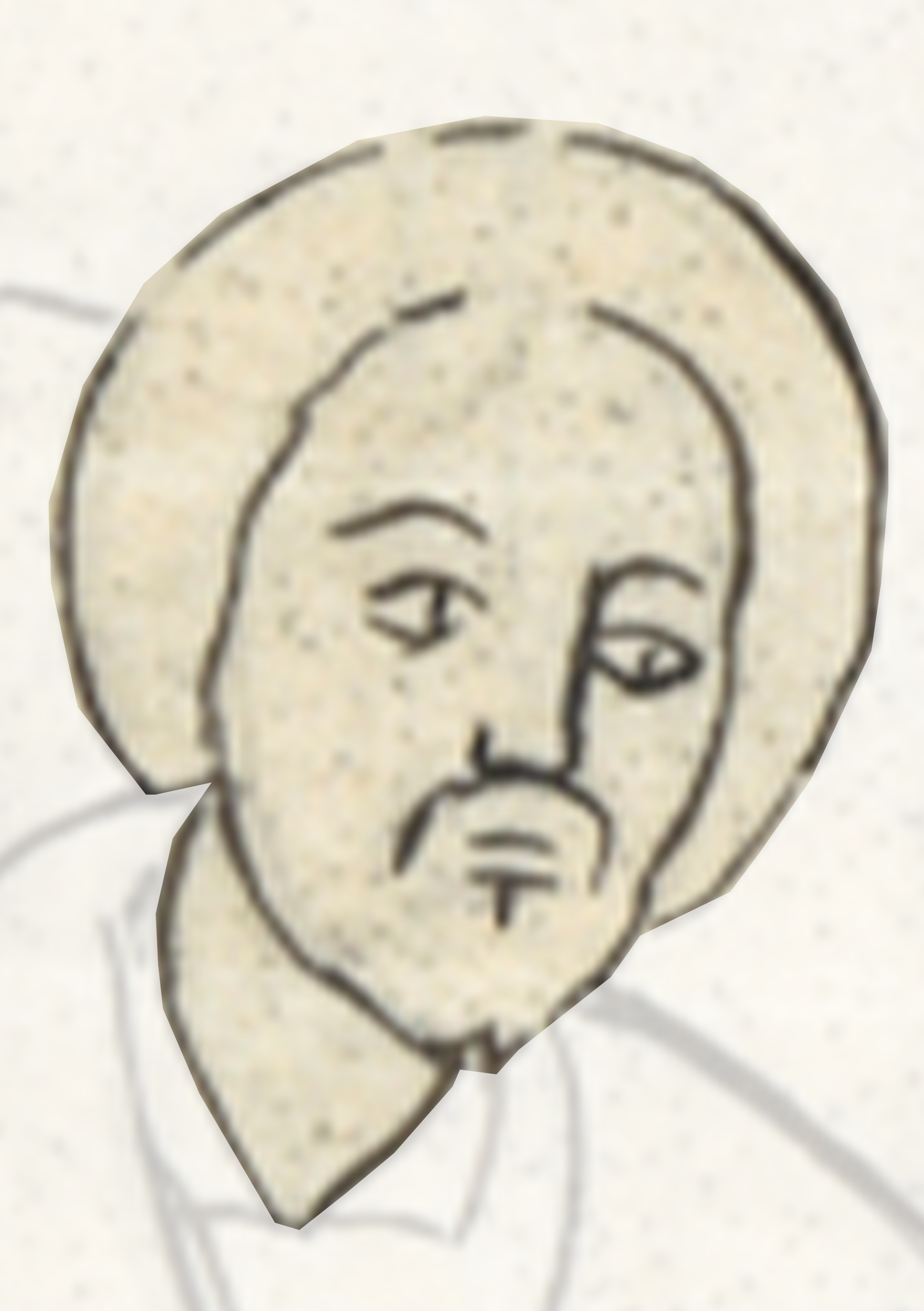 Drawing Of A Man With A Beard