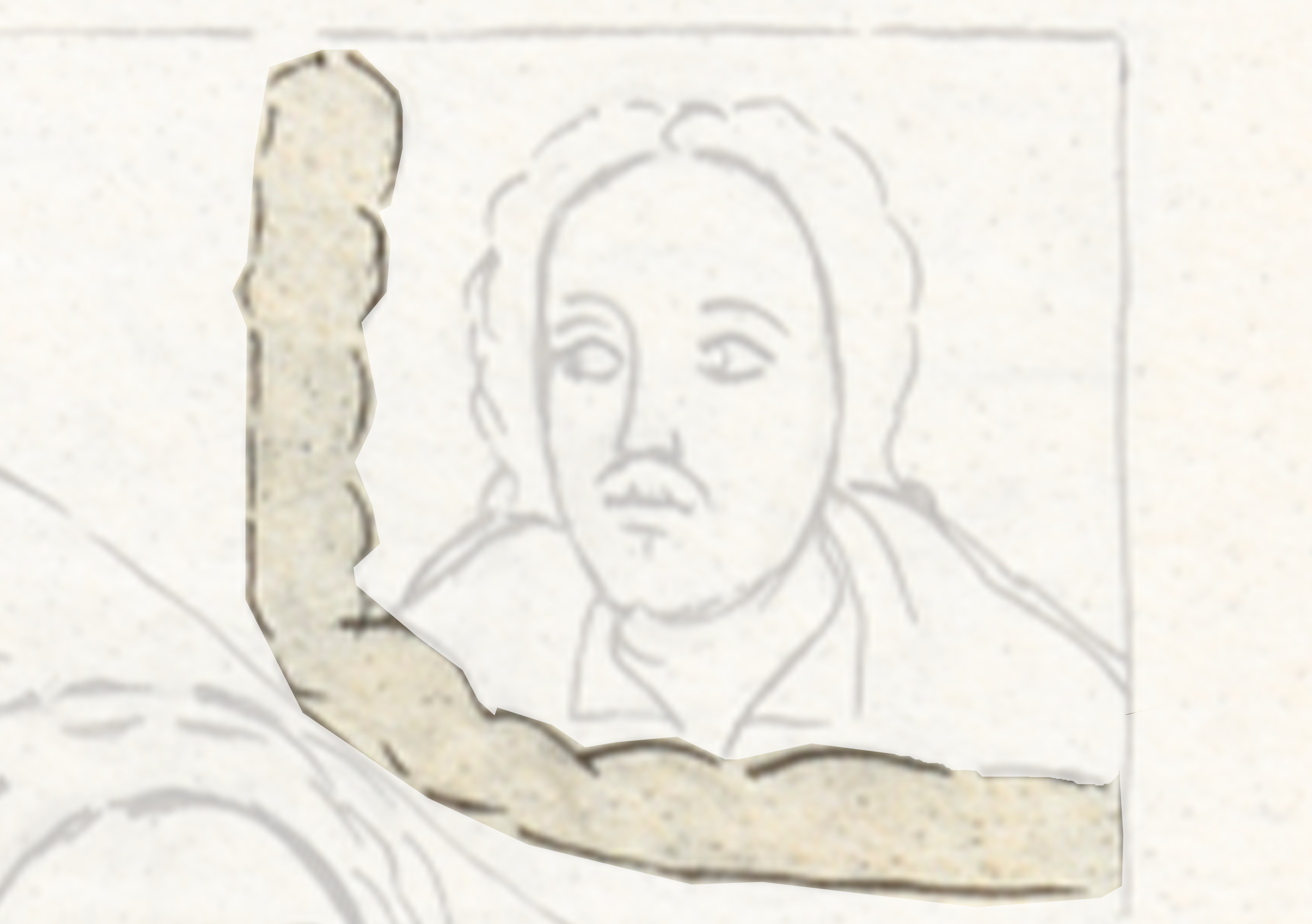 Drawing Of A Man With A Knife
