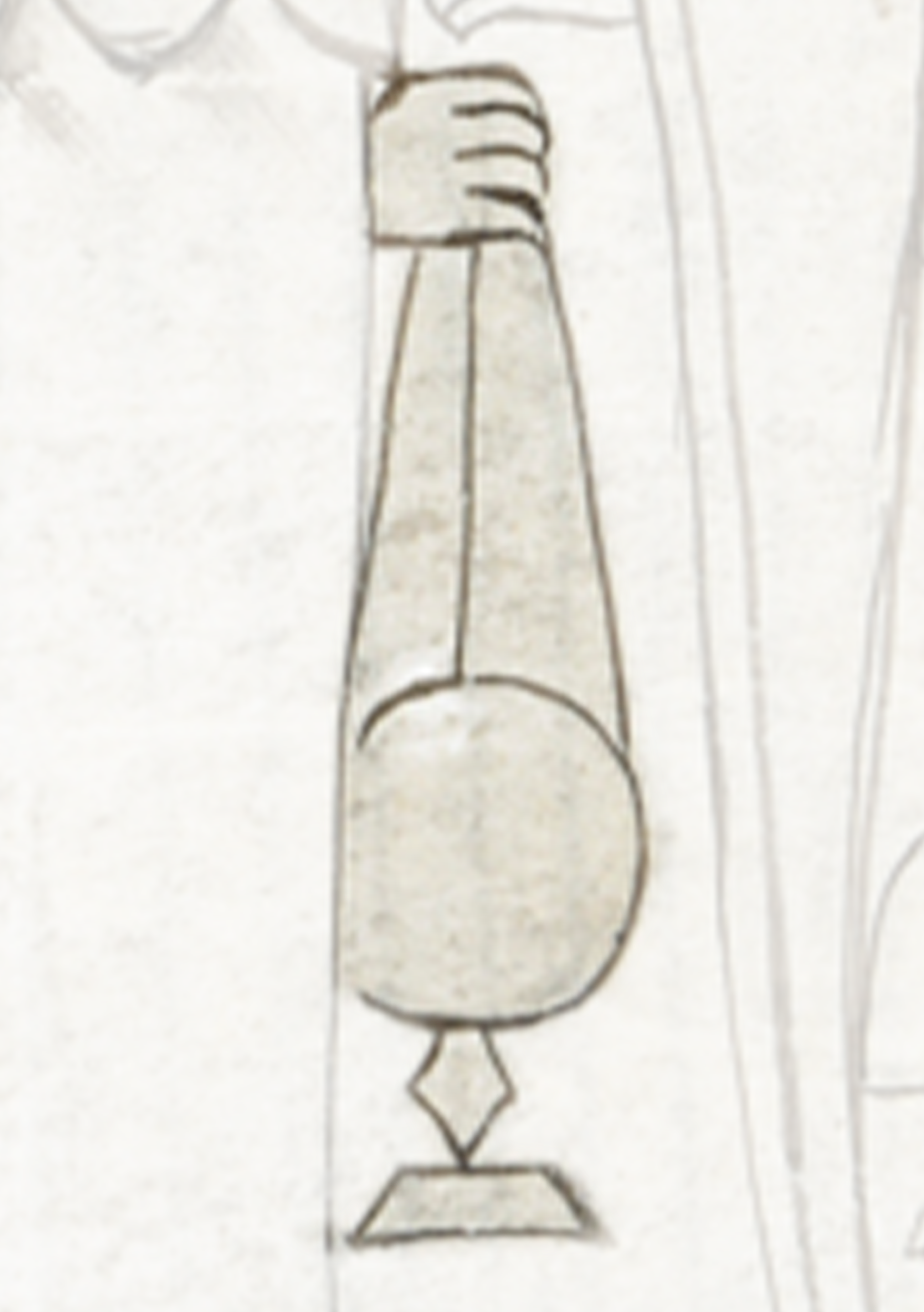 Drawing Of A Man In A Suit And Tie