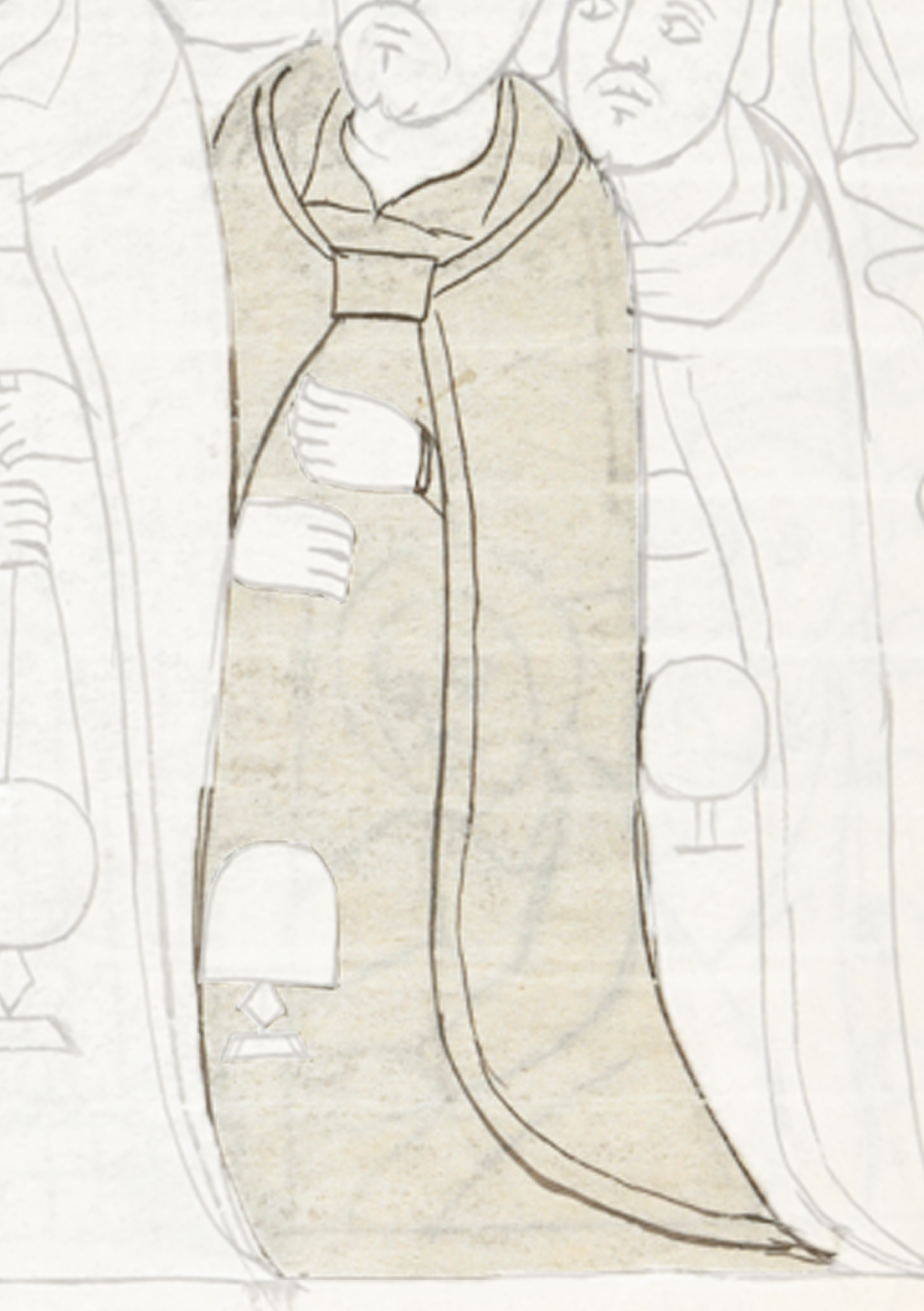 Drawing Of A Man In A Robe