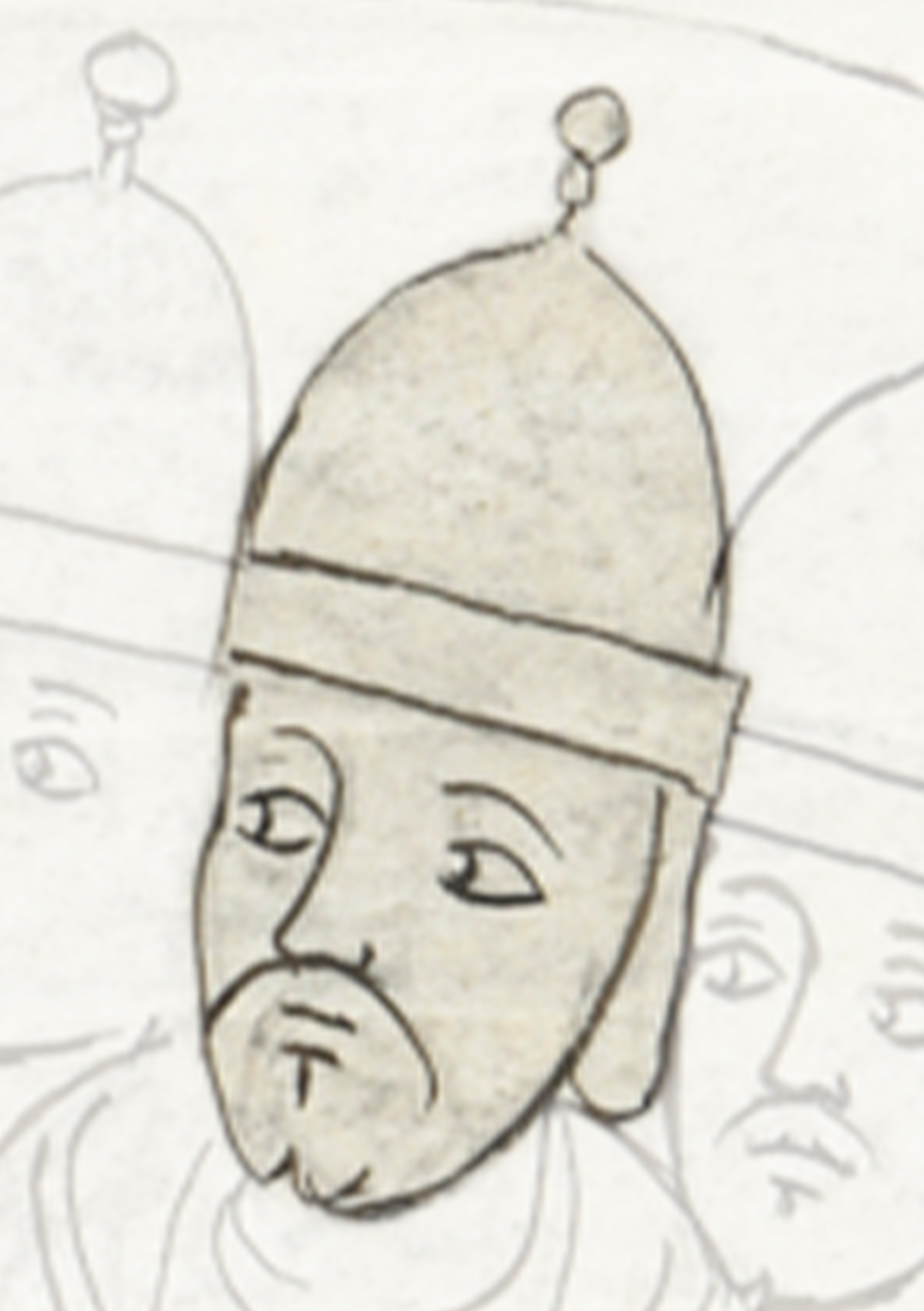 Drawing Of A Man With A Hat On