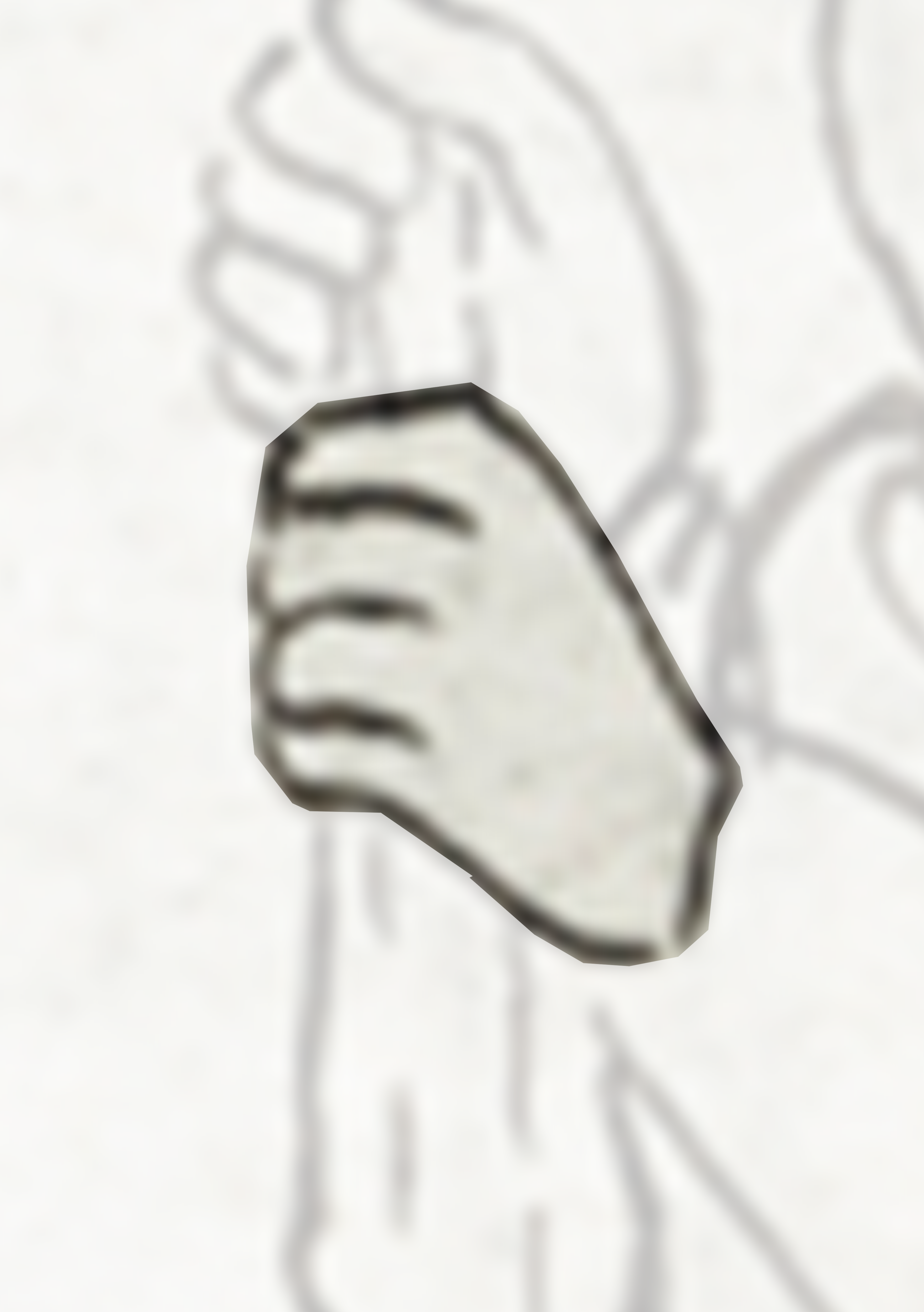 Drawing Of A Person Holding A Cell