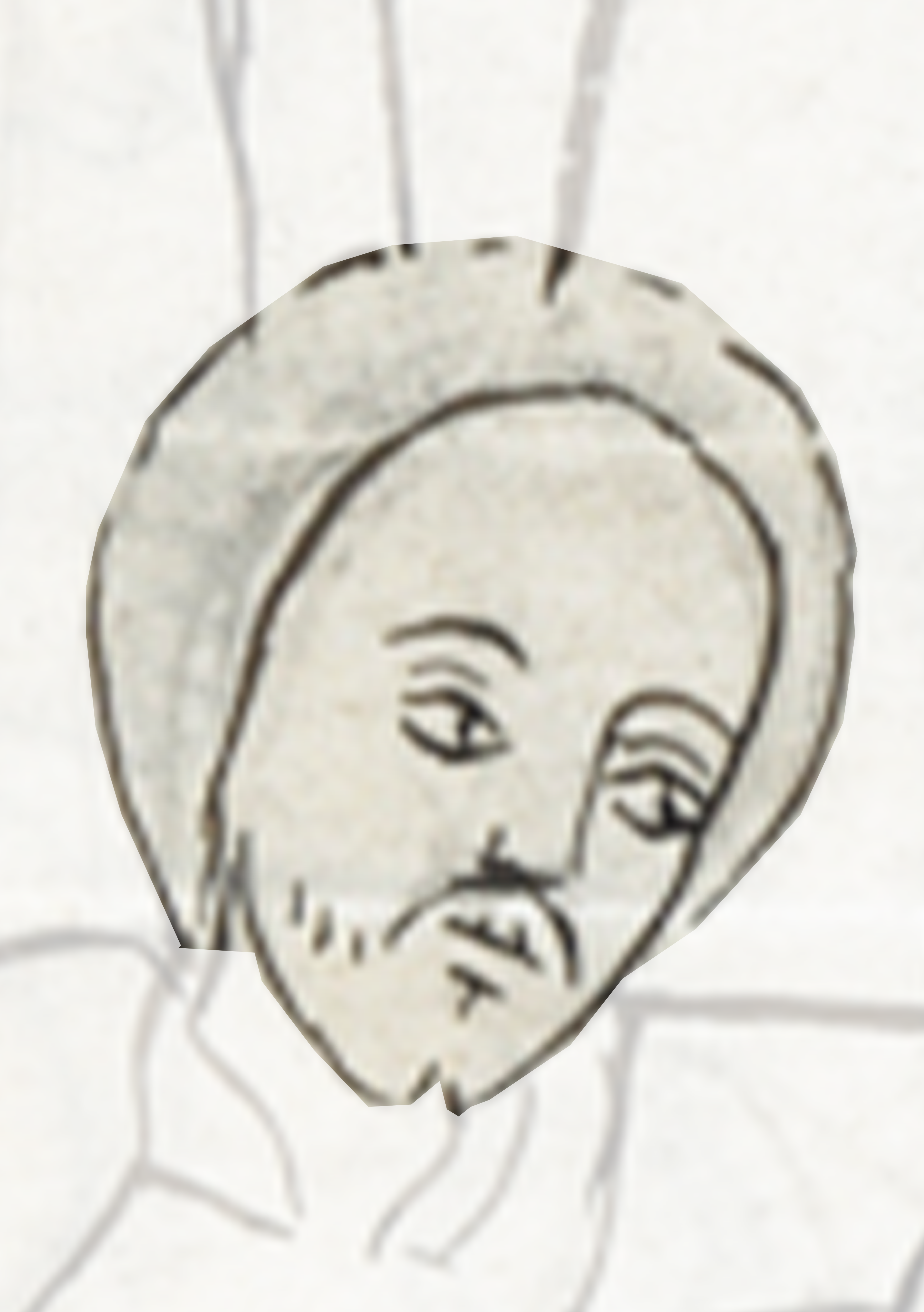 Drawing Of A Man With A Beard