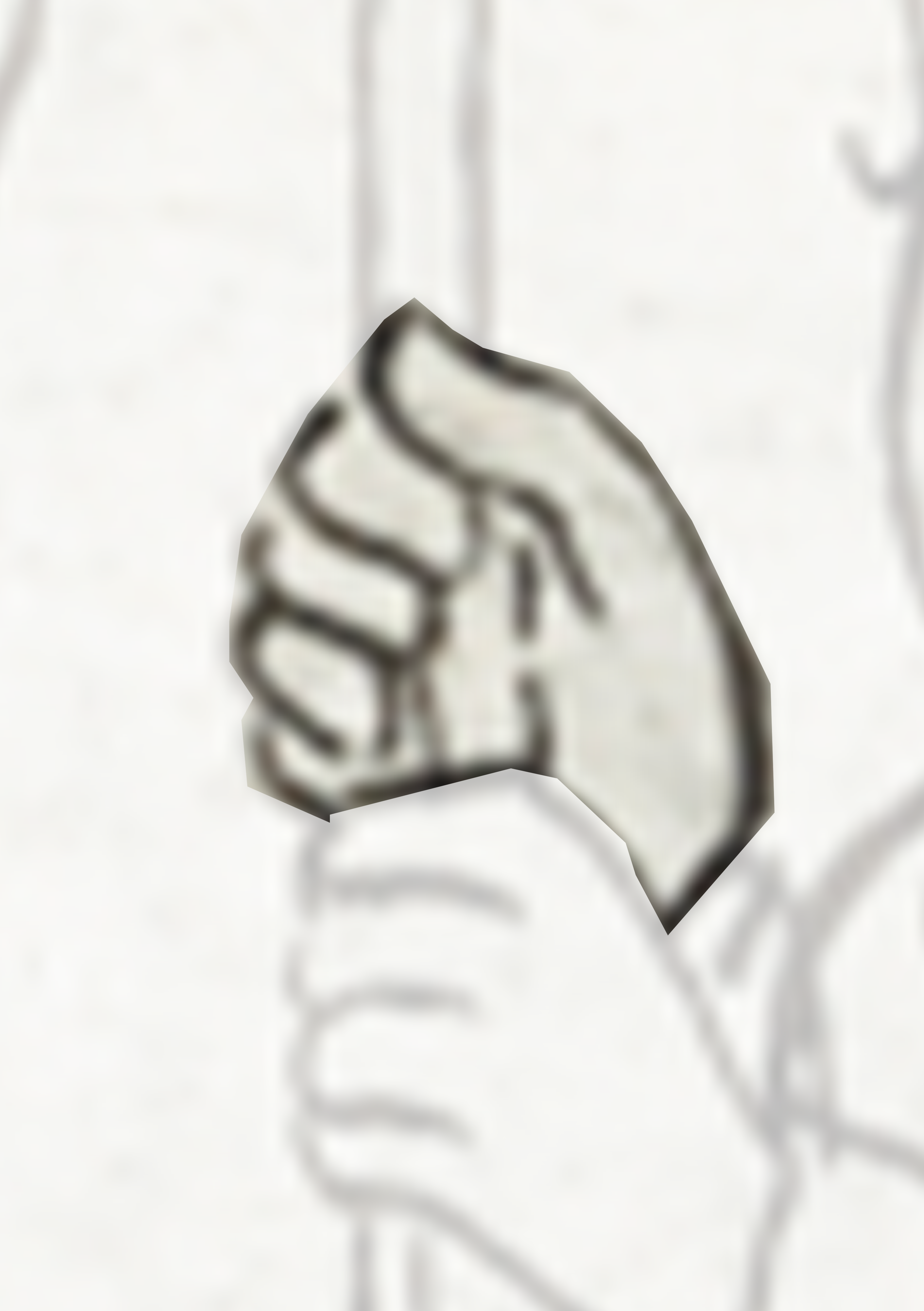 Drawing Of A Man Holding A Knife