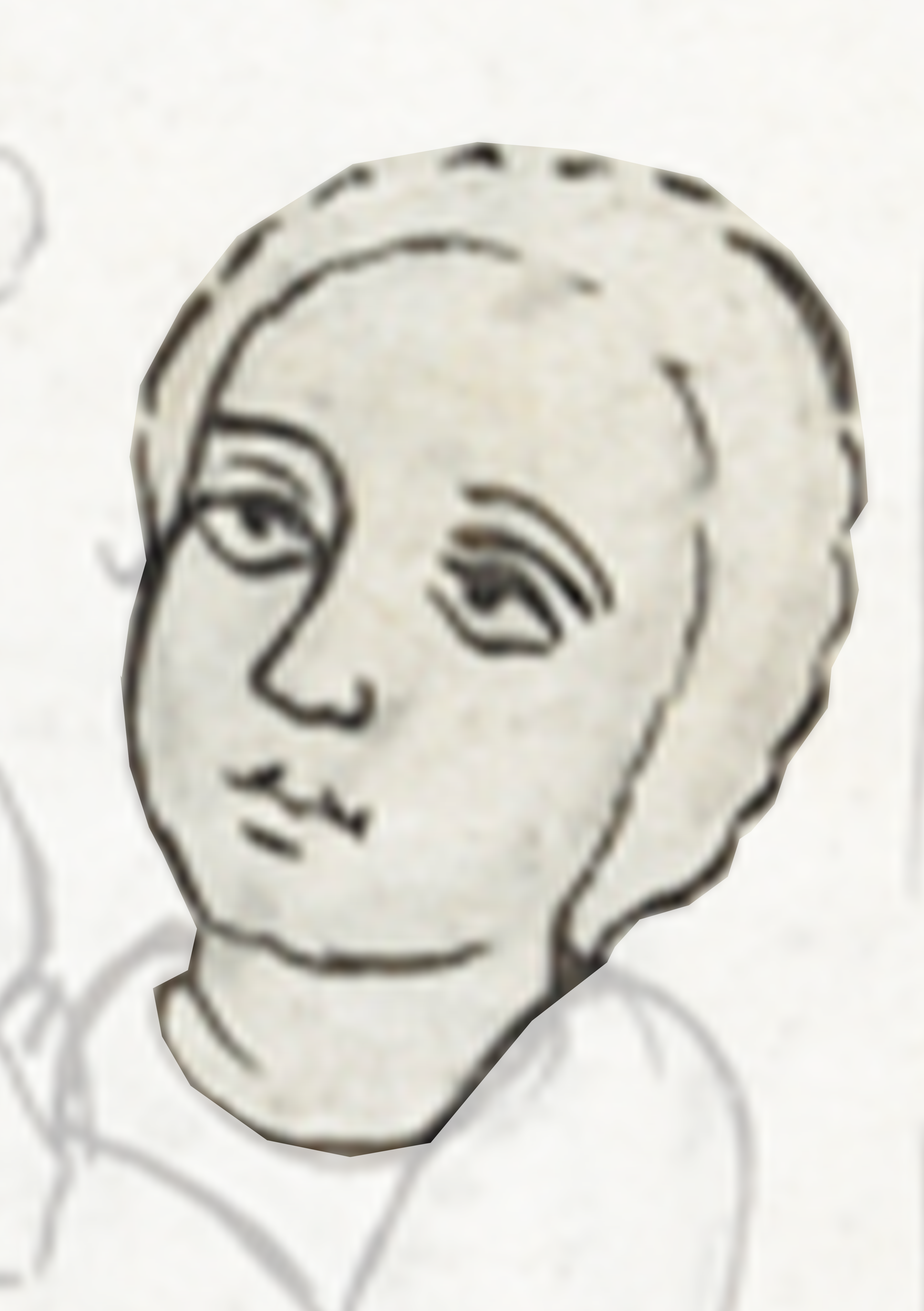 Drawing Of A Man With A Beard