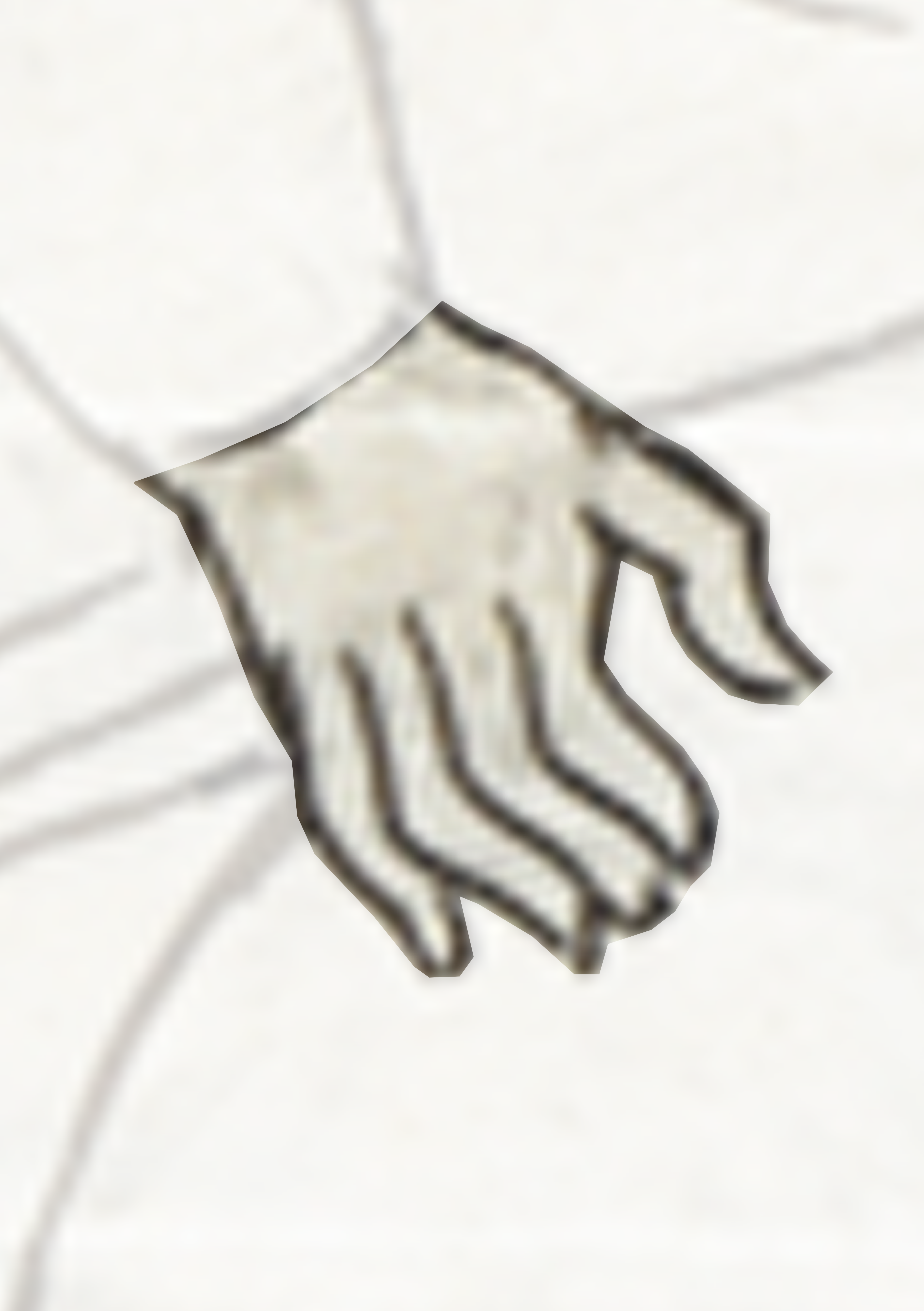 Hand Is Shown In The Middle Of A Circle
