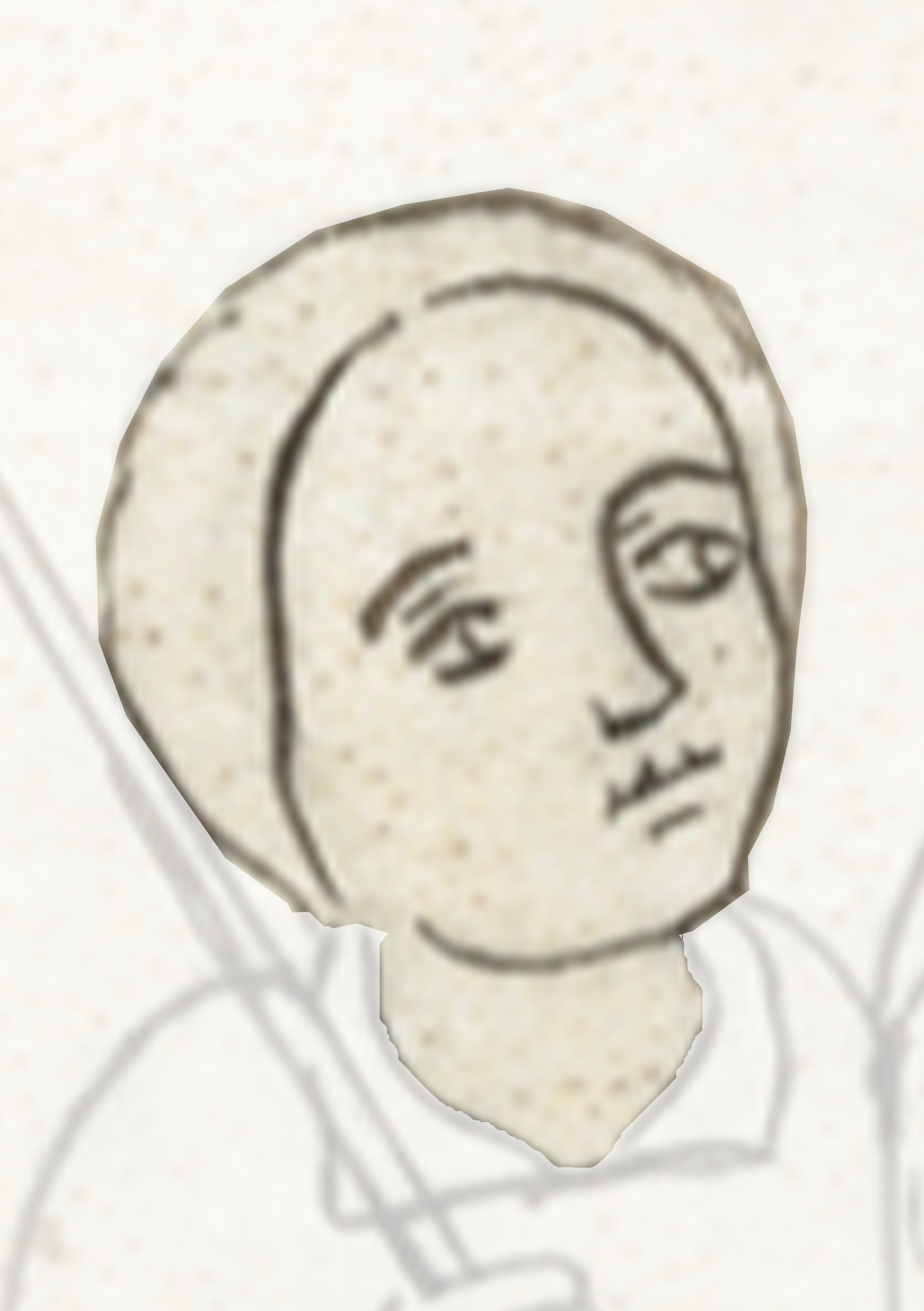 Drawing Of A Man With A Mustache