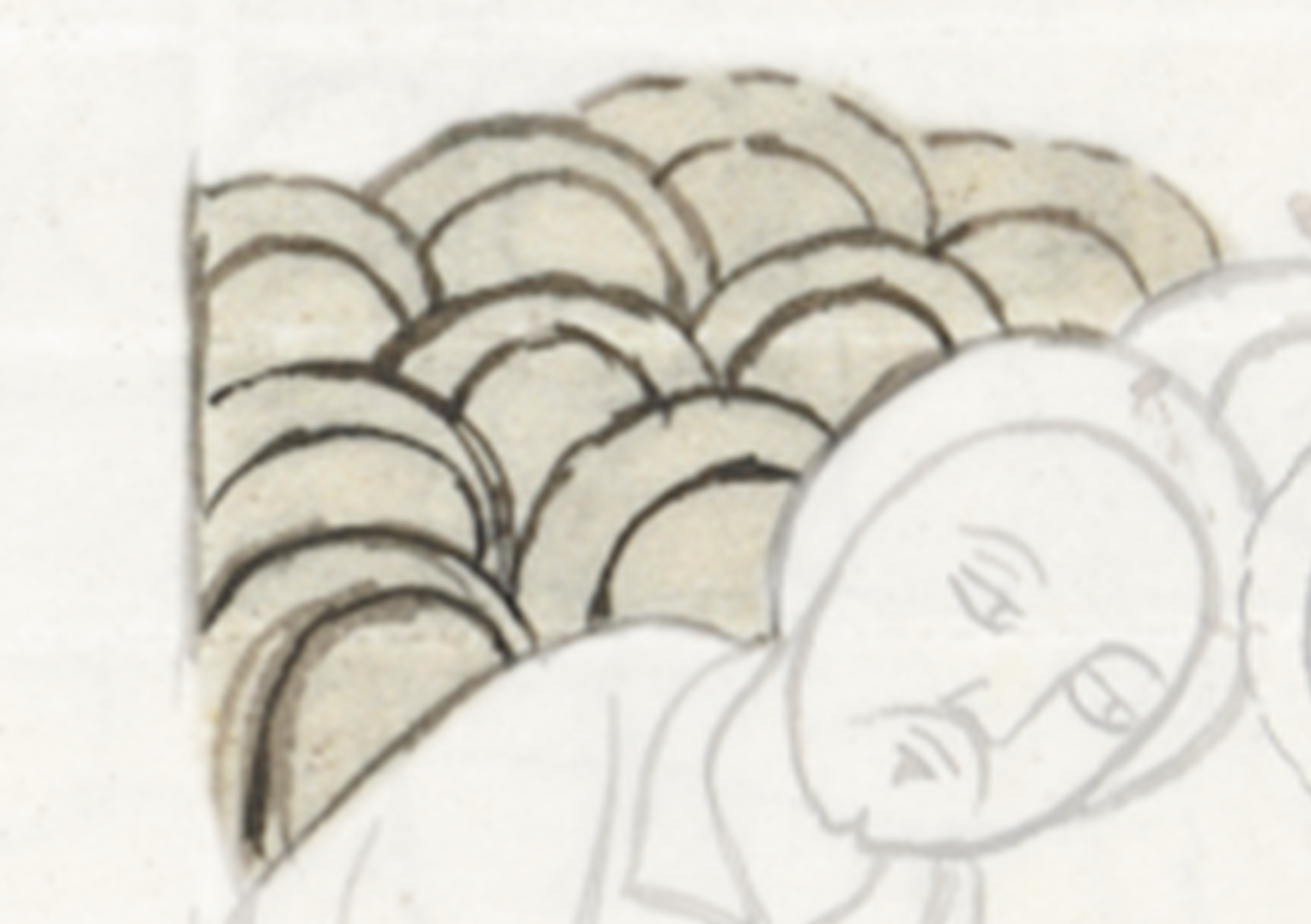 Drawing Of A Sheep And A Sheep