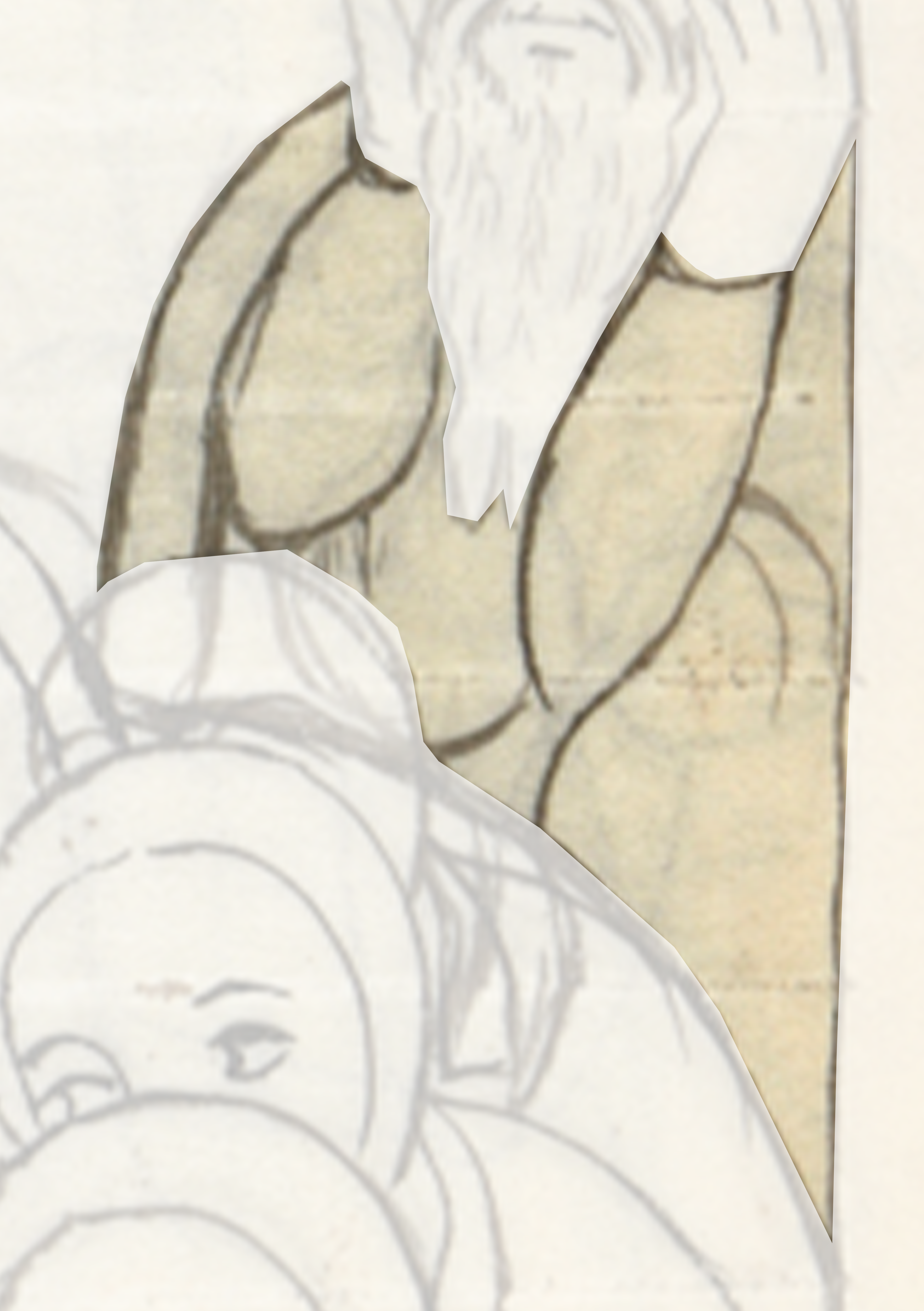 Drawing Of A Man With A Hat And A Beard