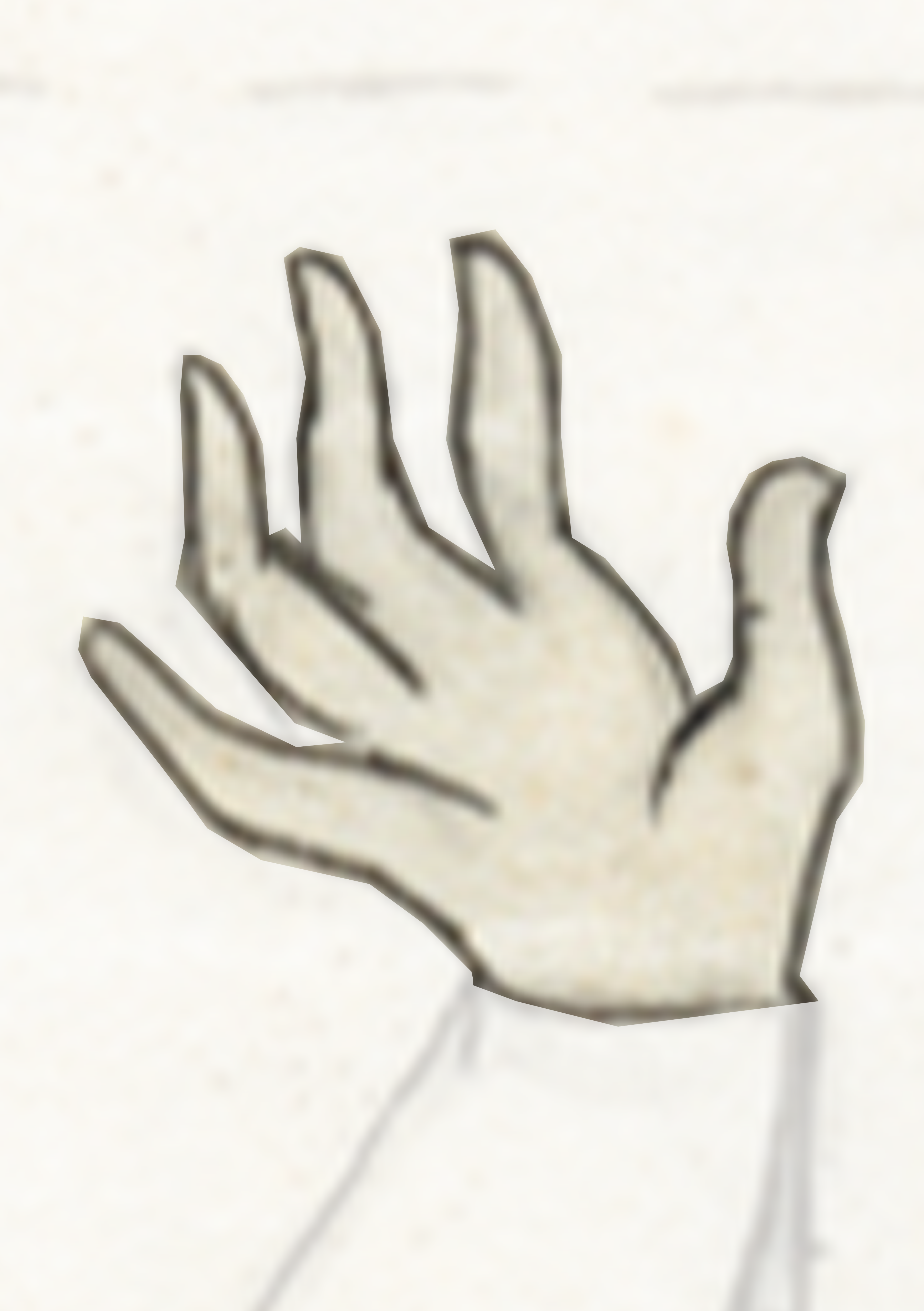 Hand Is Shown In The Middle Of The Image
