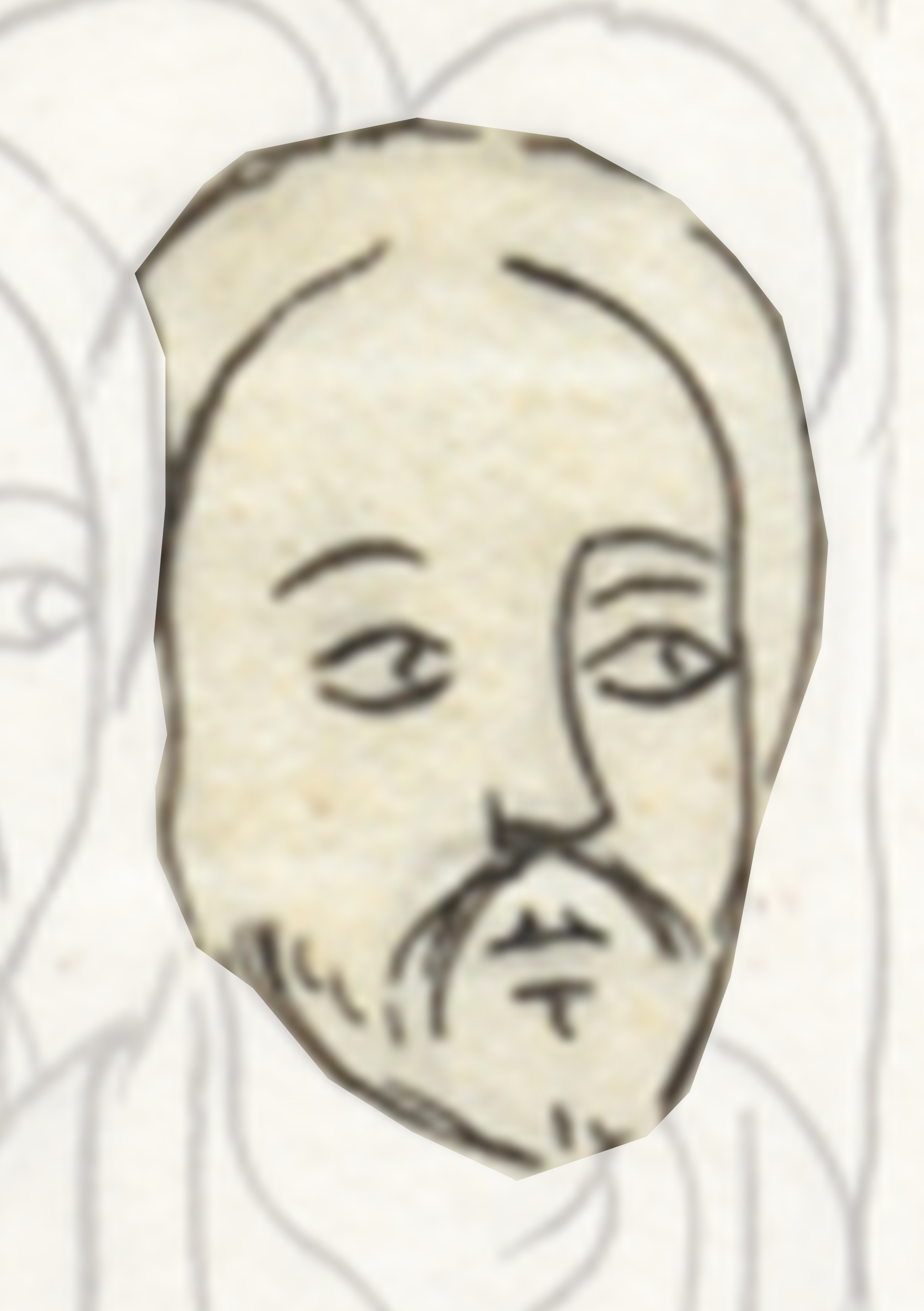 Drawing Of A Man With A Beard