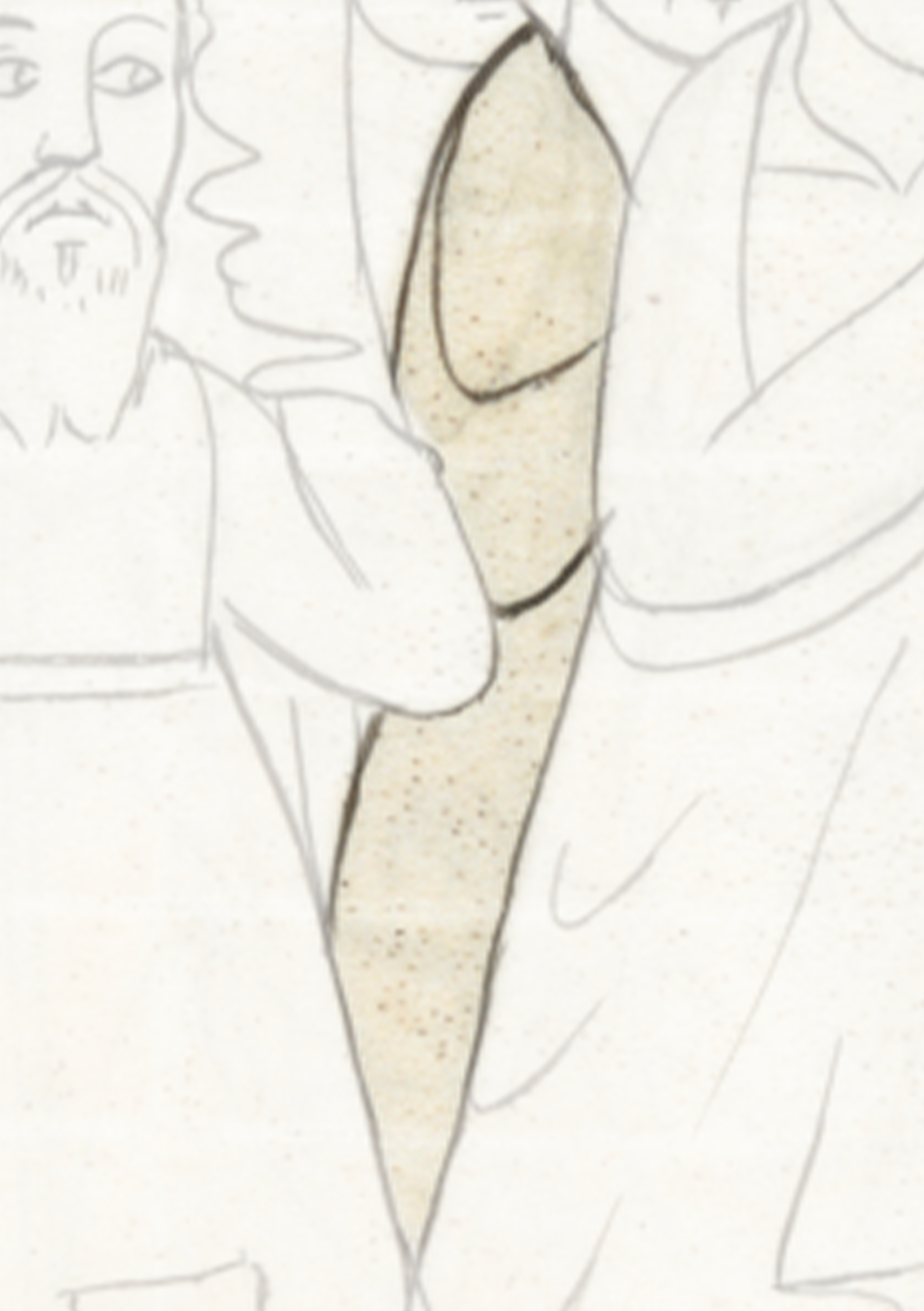 Drawing Of A Man And Woman Standing Next To Each Other People