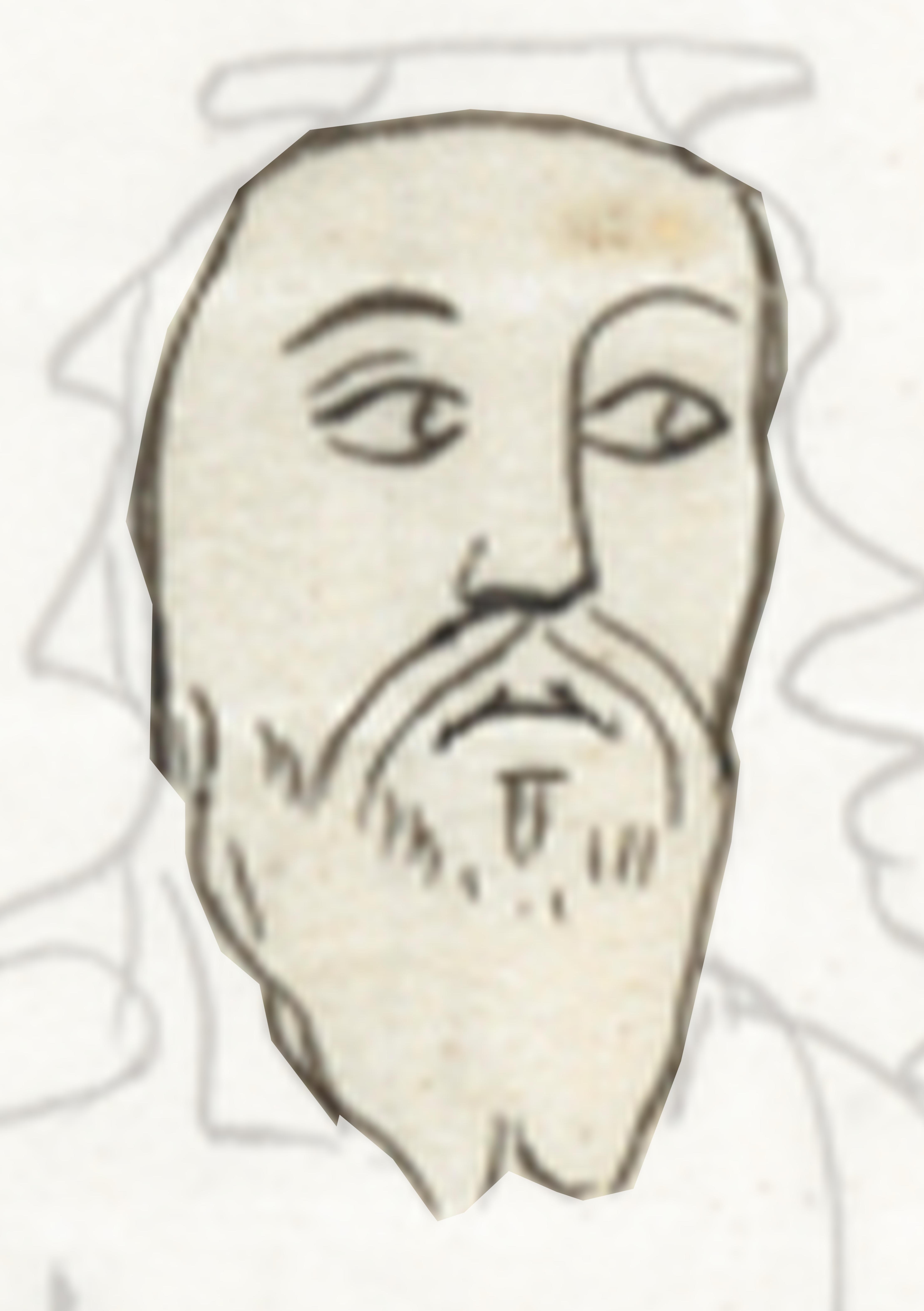 Drawing Of A Man With A Beard