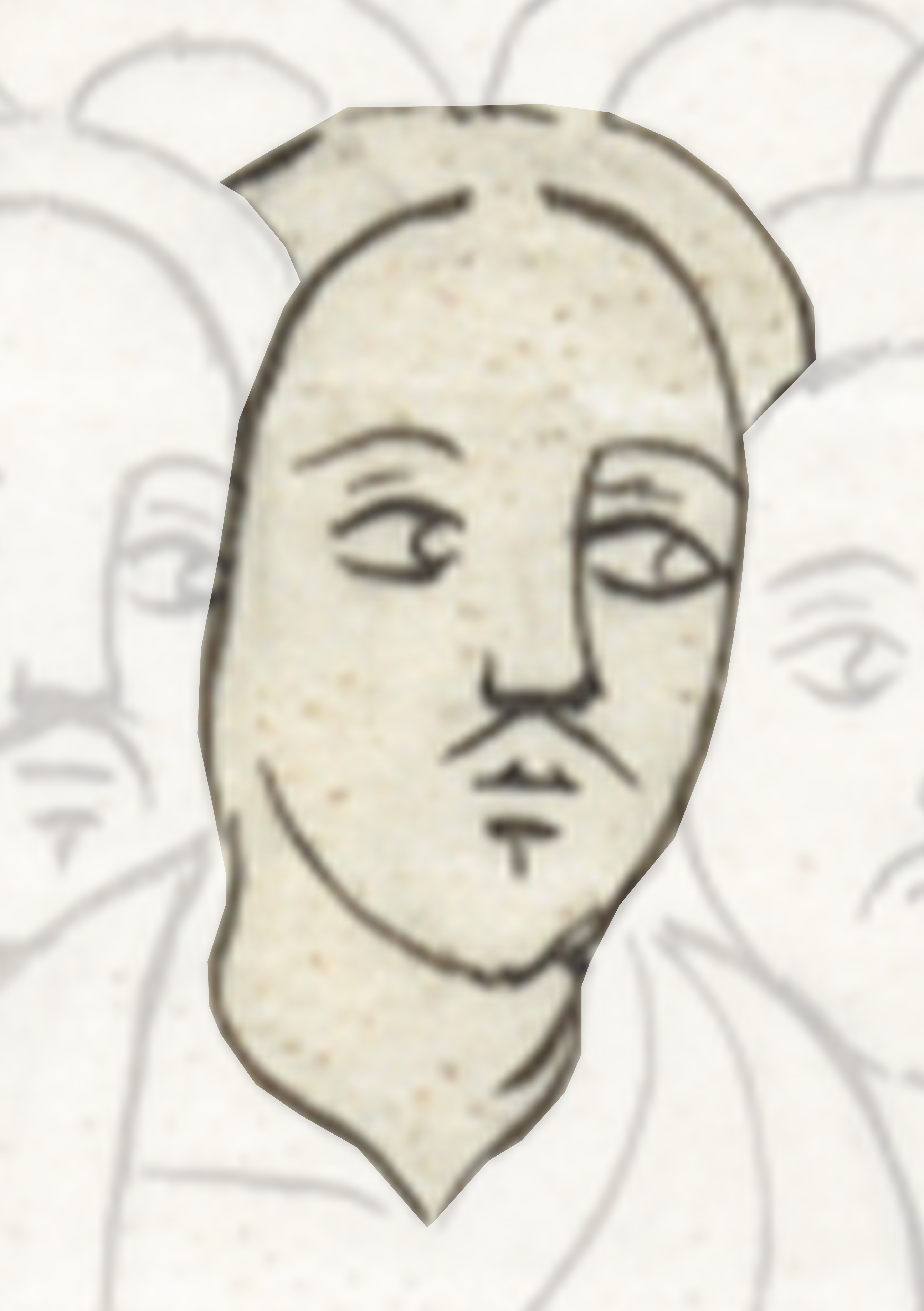 Drawing Of A Man With A Beard