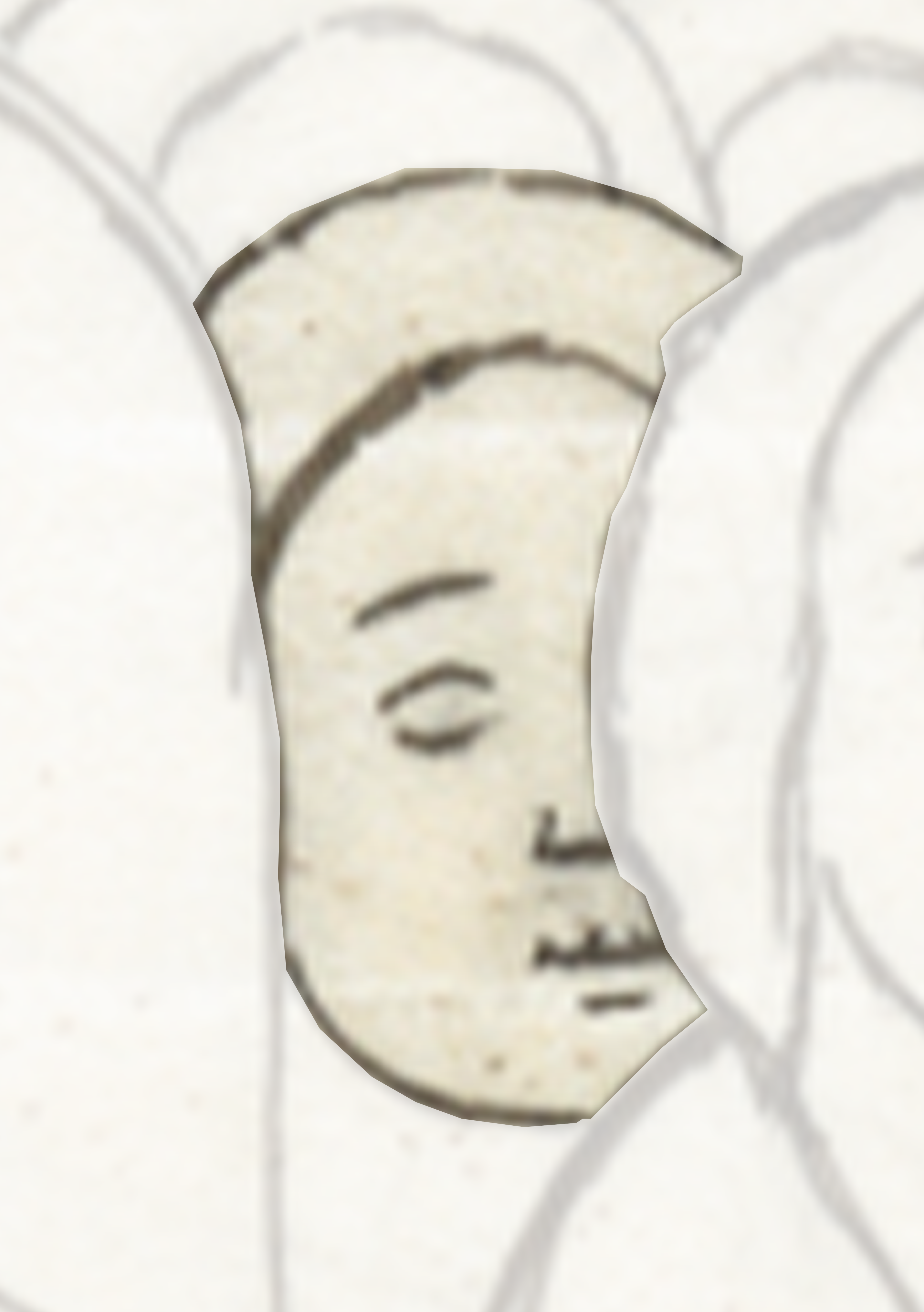 Drawing Of A Face With A Face In The Middle
