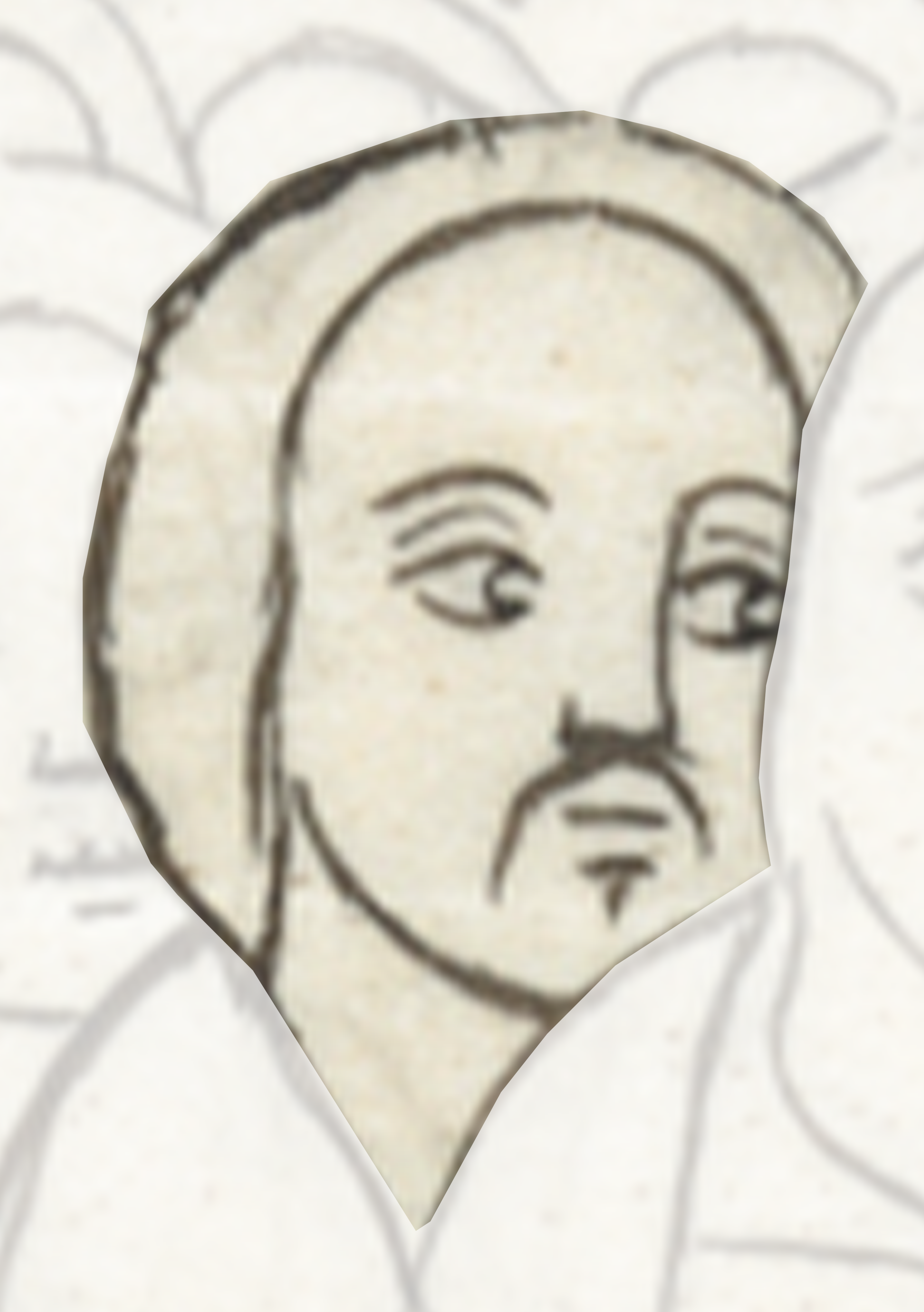 Drawing Of A Man With A Beard