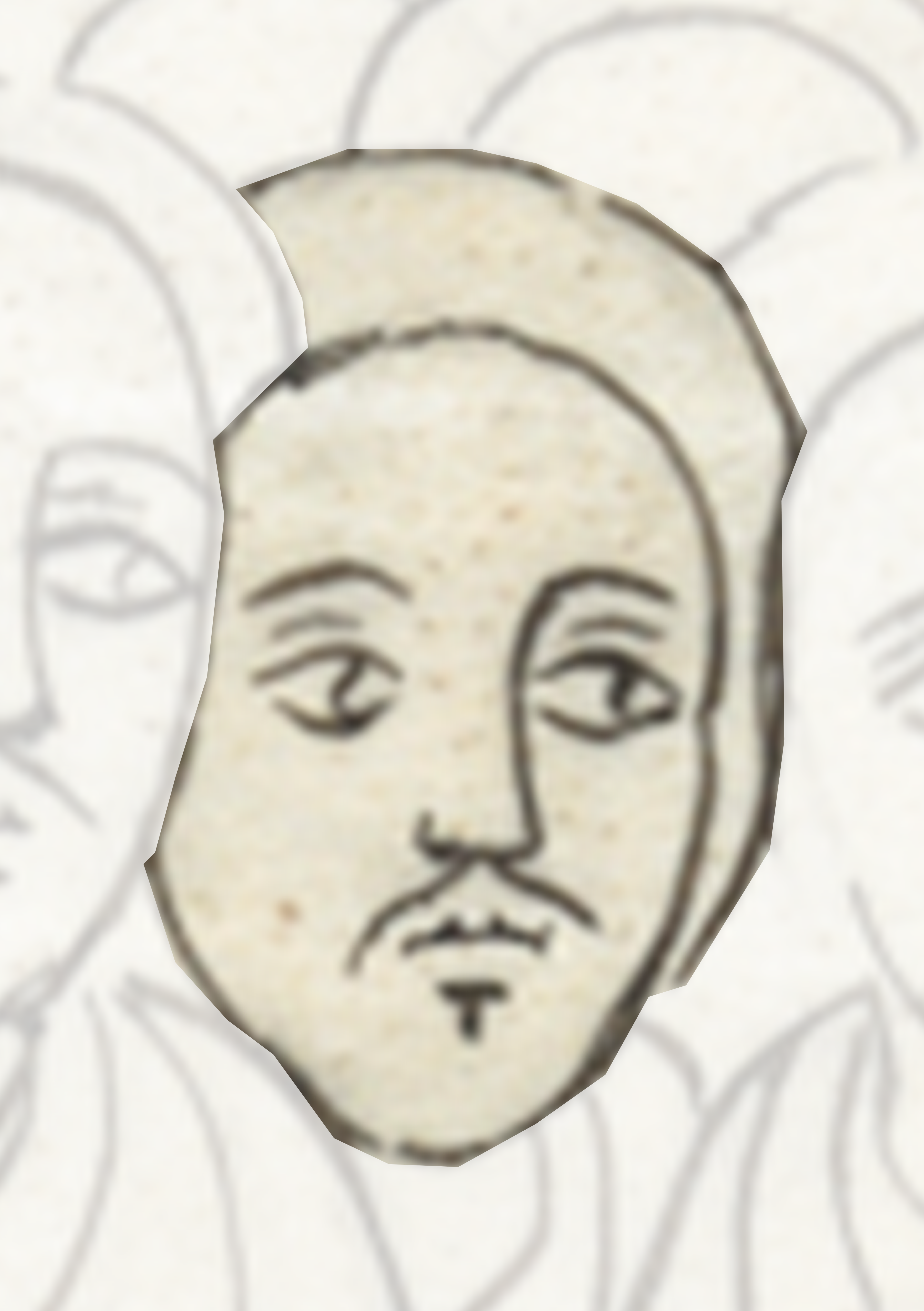 Drawing Of A Man With A Beard