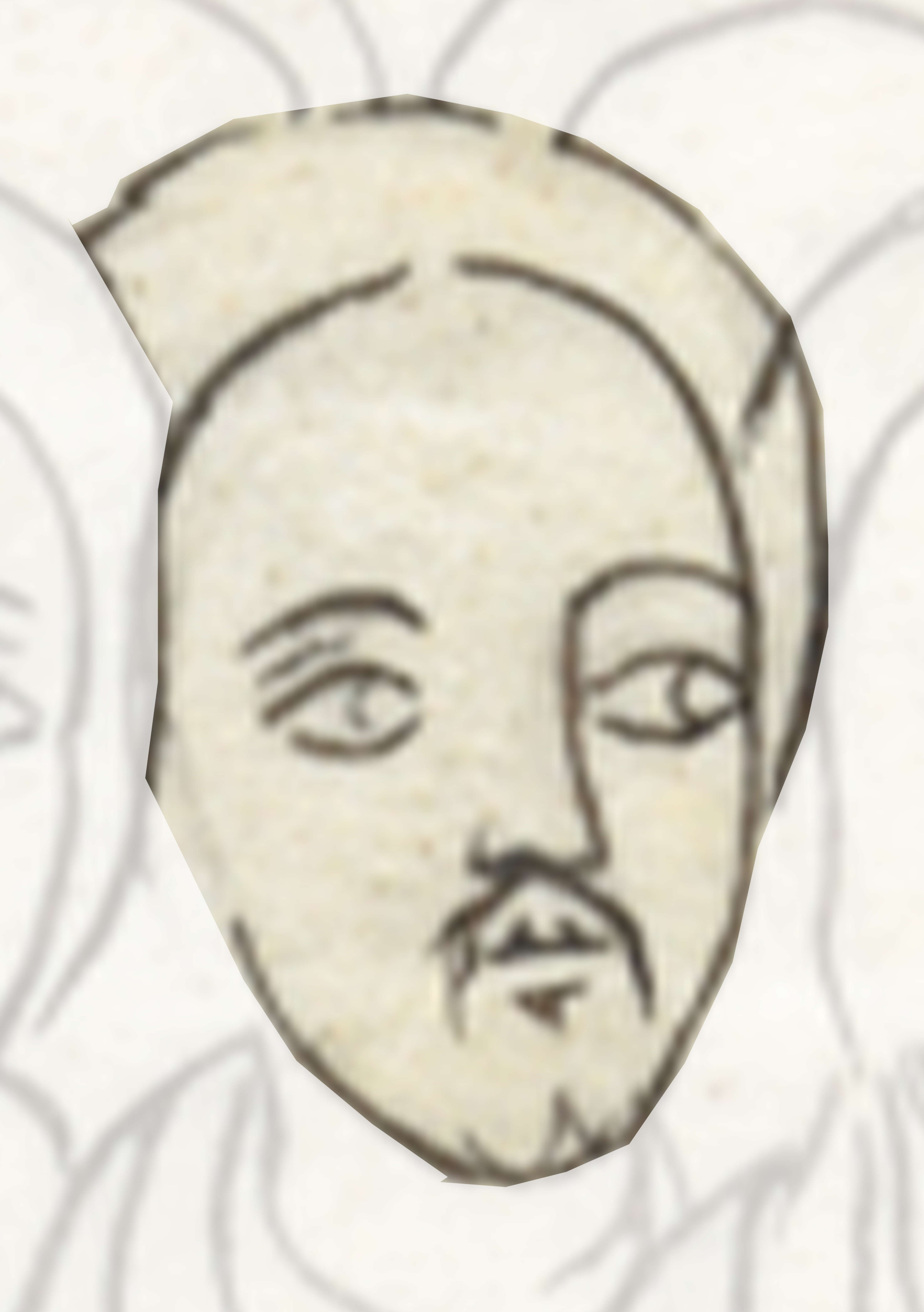 Drawing Of A Man With A Beard