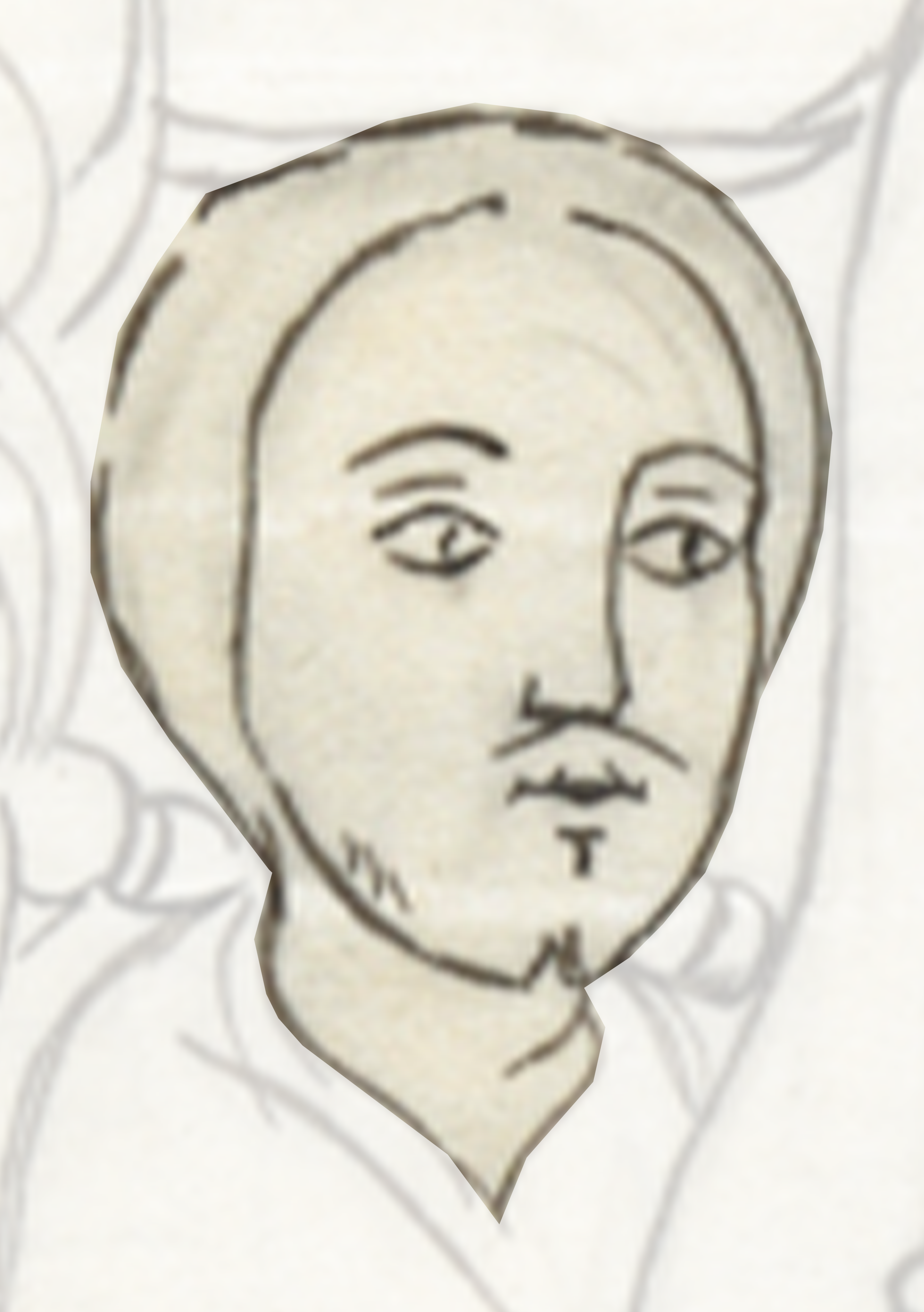 Drawing Of A Man With A Beard